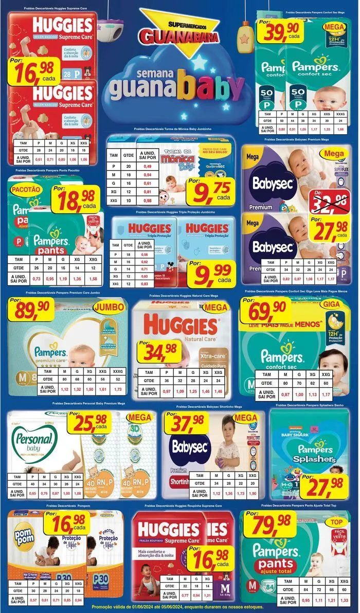 Encarte de Ofertas Supermercados Guanabara 3 de junho até 5 de junho 2024 - Pagina 3
