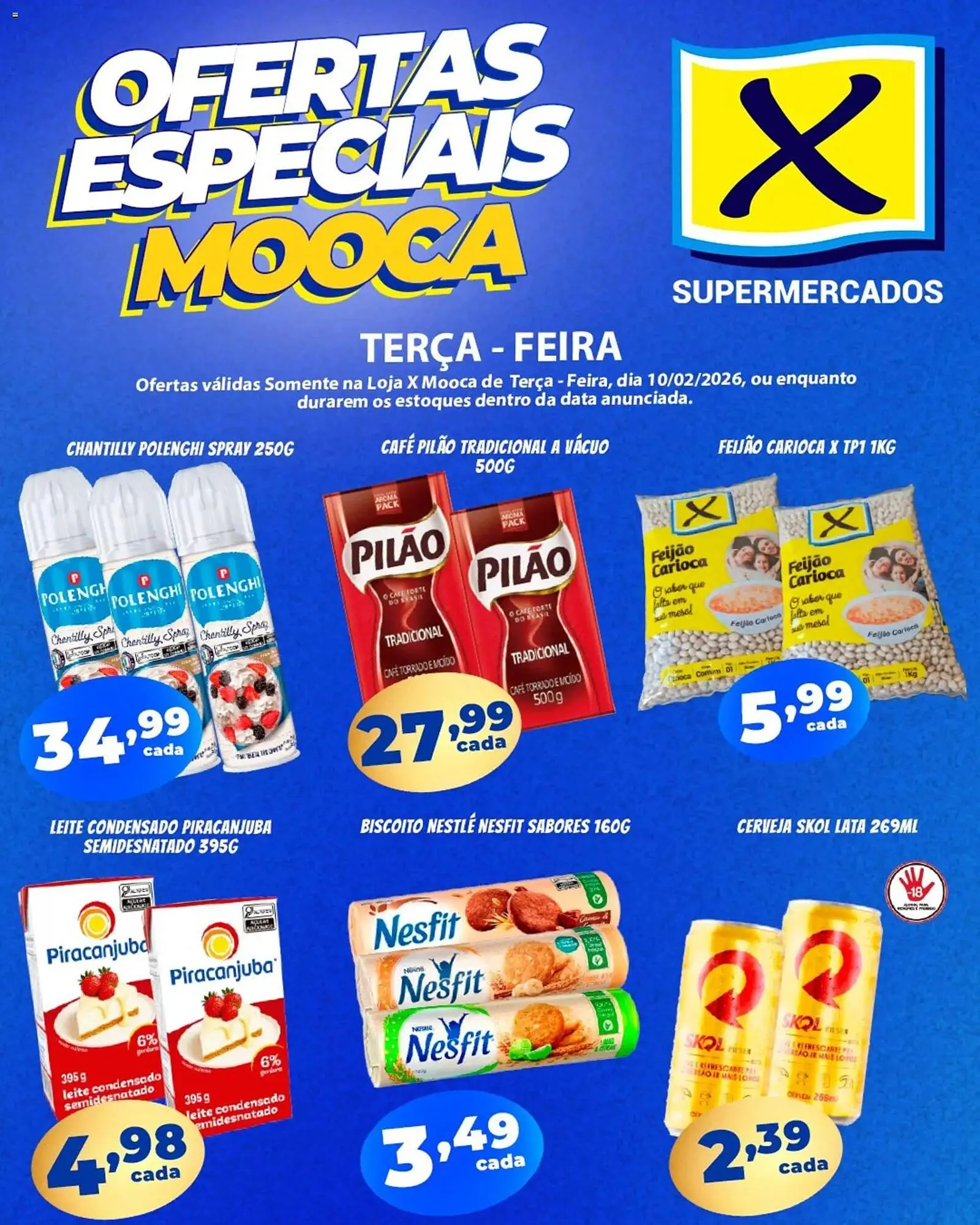 Folheto X Supermercados - 1