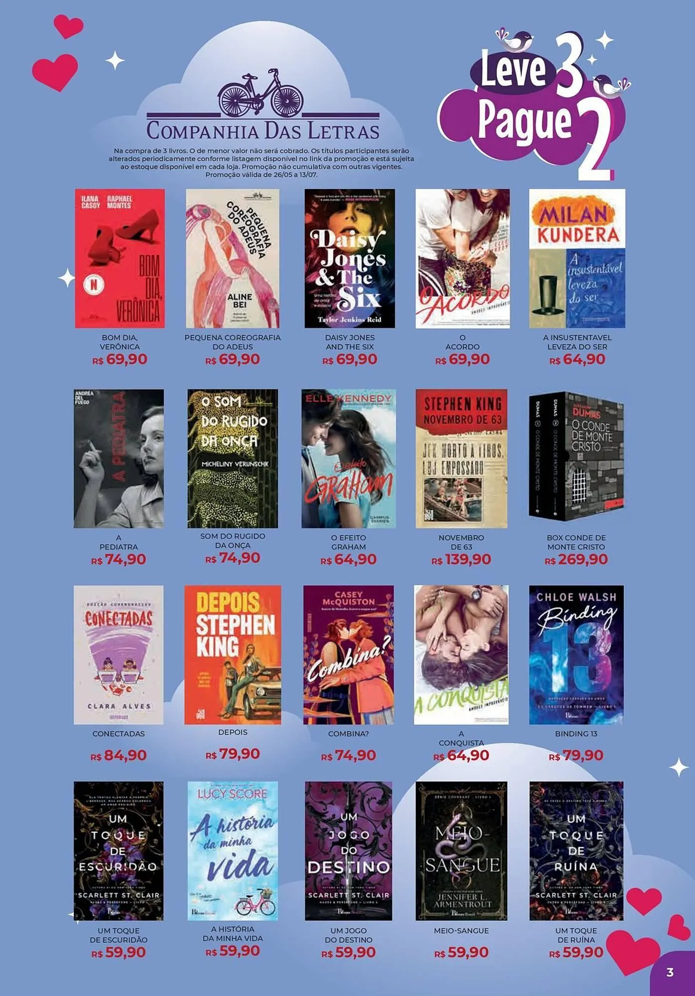 Encarte de Catálogo Livraria Leitura 27 de maio até 13 de julho 2025 - Pagina 3