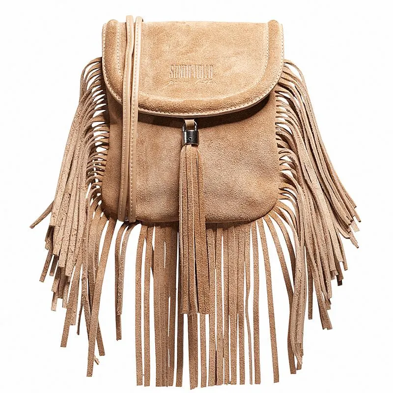 Bolsa Couro Camurça Castor 2