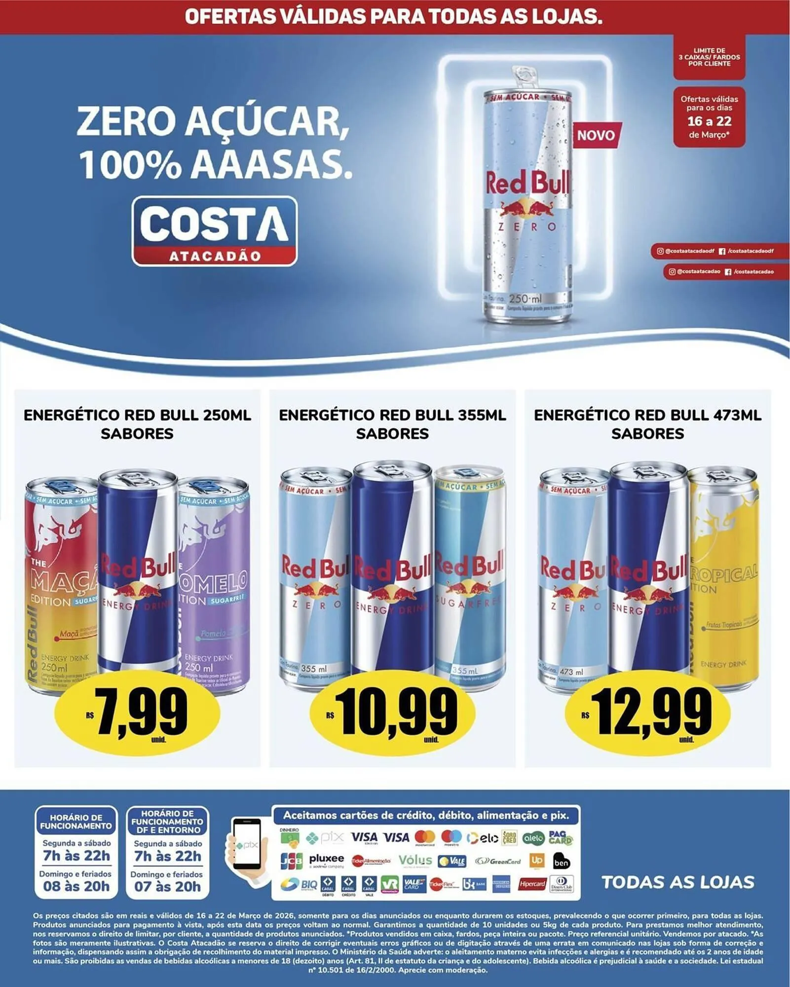 Encarte de Tabloide Costa Atacadão 16 de março até 22 de março 2026 - Pagina 1