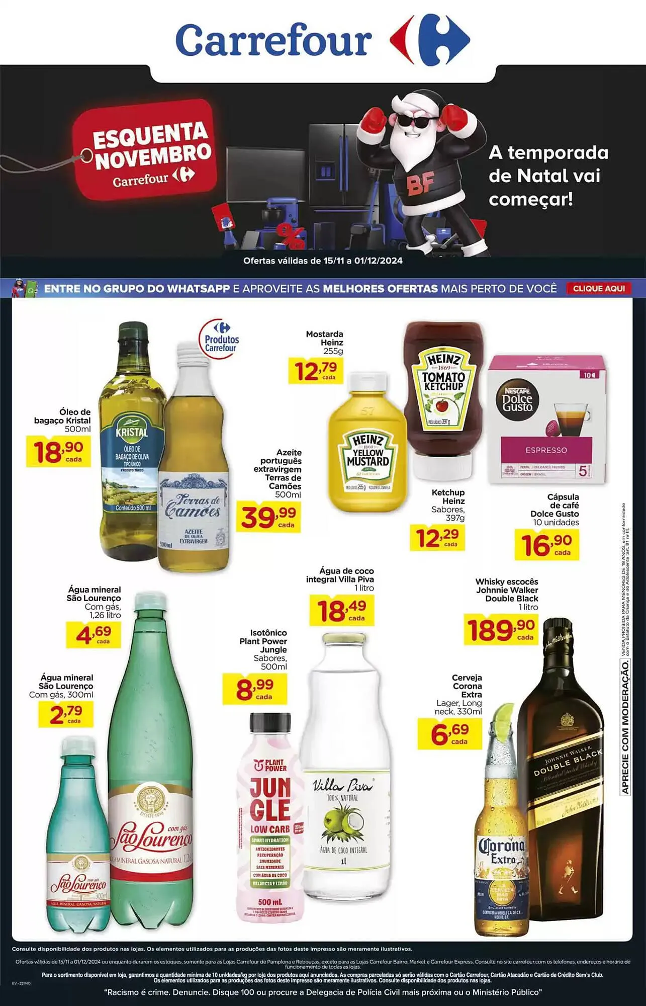 Encarte de Catálogo Carrefour 15 de novembro até 1 de dezembro 2024 - Pagina 1