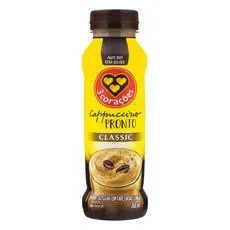 Bebida Láctea UHT Cappuccino Classic 3 CORAÇÕES Frasco 260ml