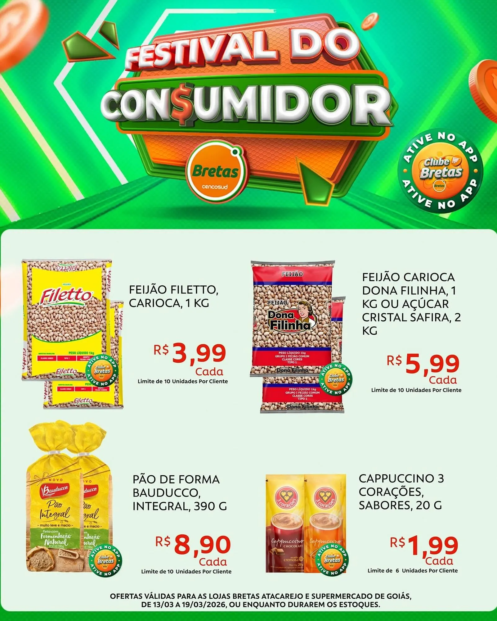 Encarte de Catálogo Supermercados Bretas 16 de março até 19 de março 2026 - Pagina 3