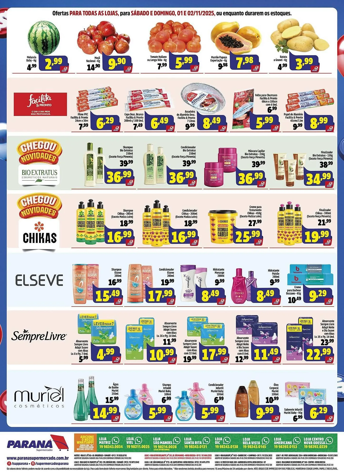 Encarte de Folheto Supermercado Paraná 1 de novembro até 2 de novembro 2025 - Pagina 3