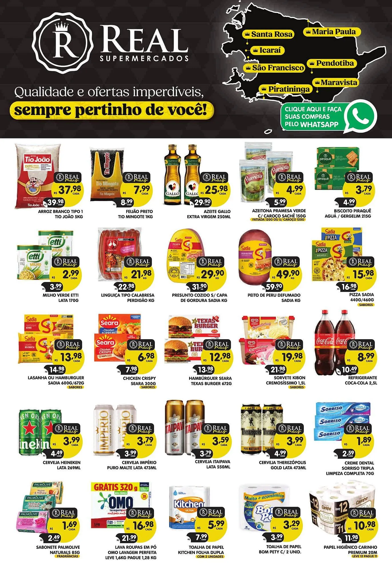 Encarte de Catálogo Supermercados Real 18 de novembro até 1 de dezembro 2024 - Pagina 1