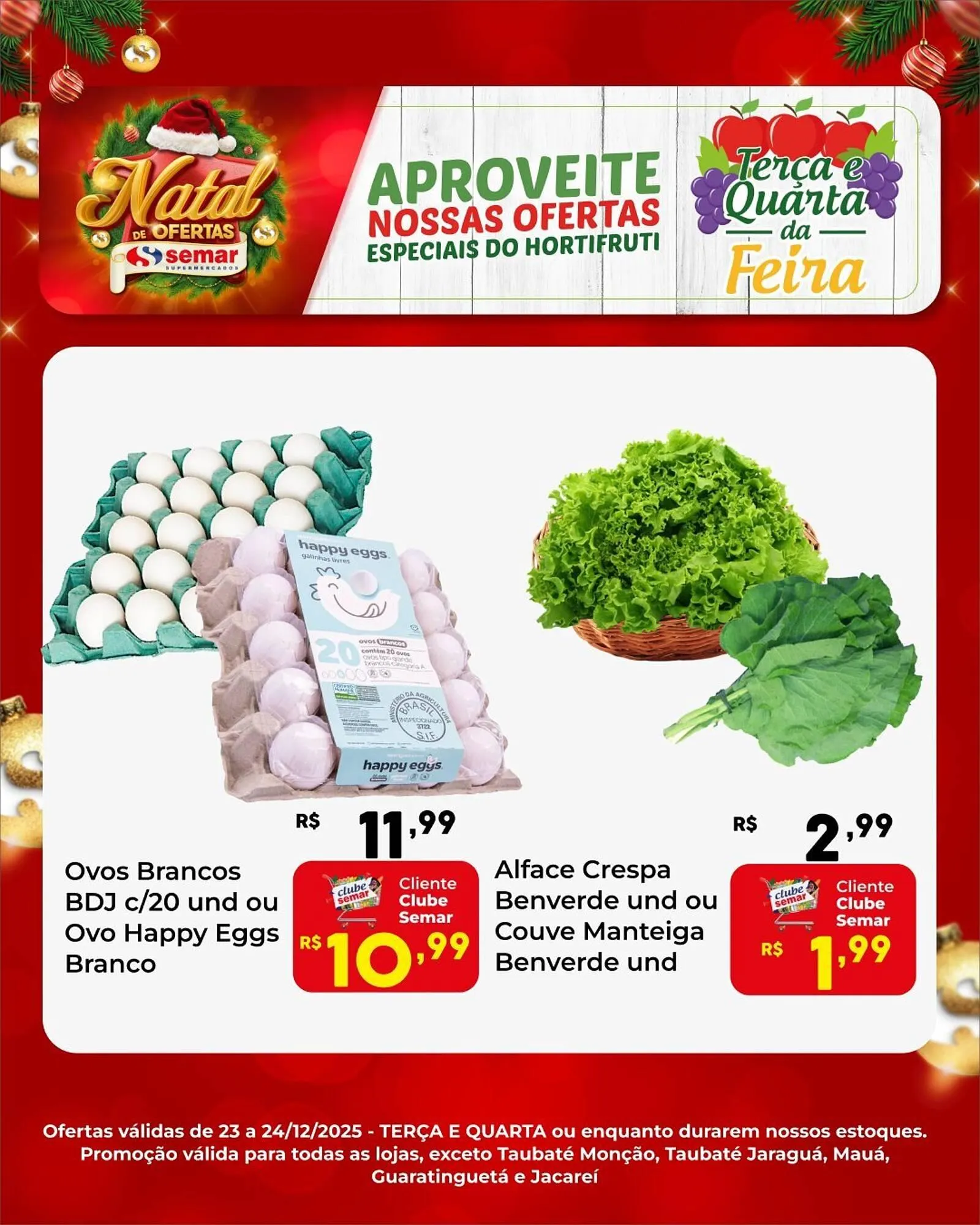 Encarte de Folheto Semar Supermercado 23 de dezembro até 24 de dezembro 2025 - Pagina 2