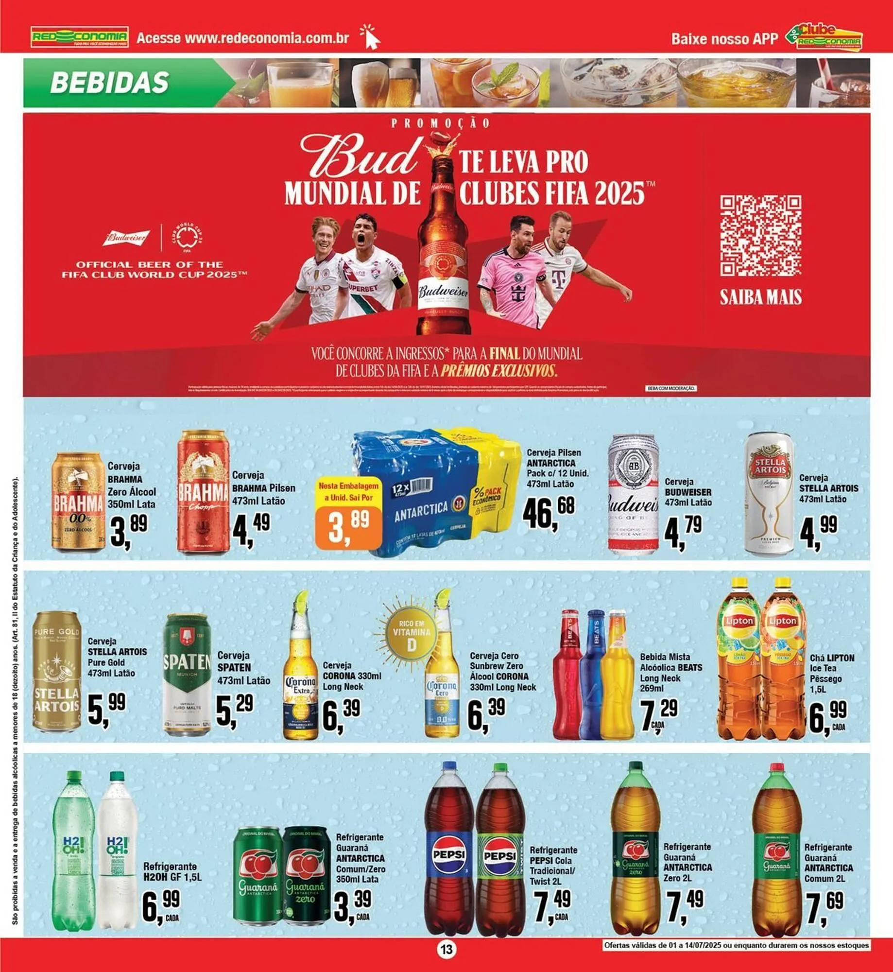 Encarte de Catálogo Rede Economia 4 de julho até 6 de julho 2025 - Pagina 13