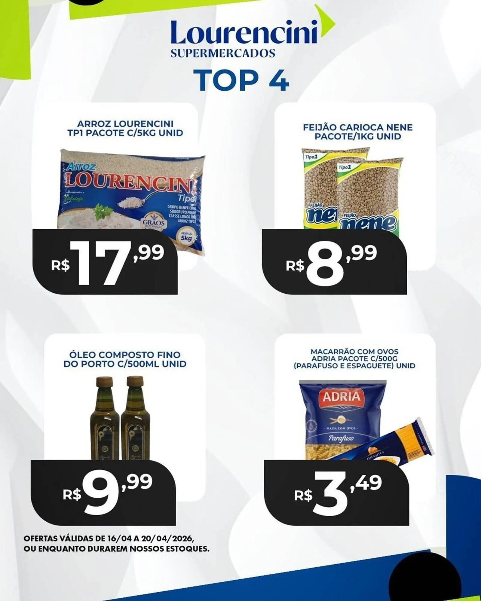 Encarte de Catálogo Lourencini Supermercados 16 de abril até 20 de abril 2026 - Pagina 4