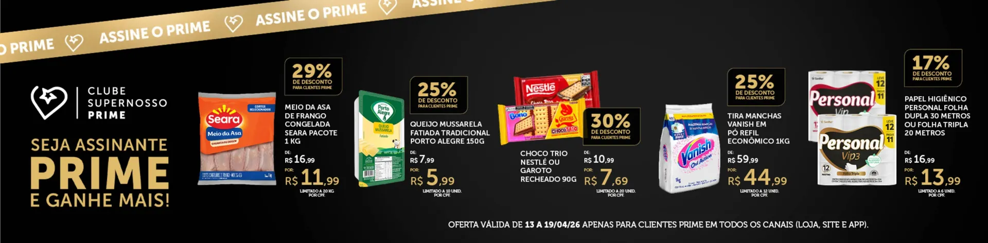 Encarte de Folheto Super Nosso 18 de abril até 21 de abril 2026 - Pagina 9