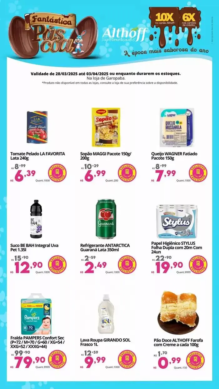 Encarte de Encarte Semanal - F10 (28/03 a 03/04). 28 de março até 3 de abril 2025 - Pagina 1