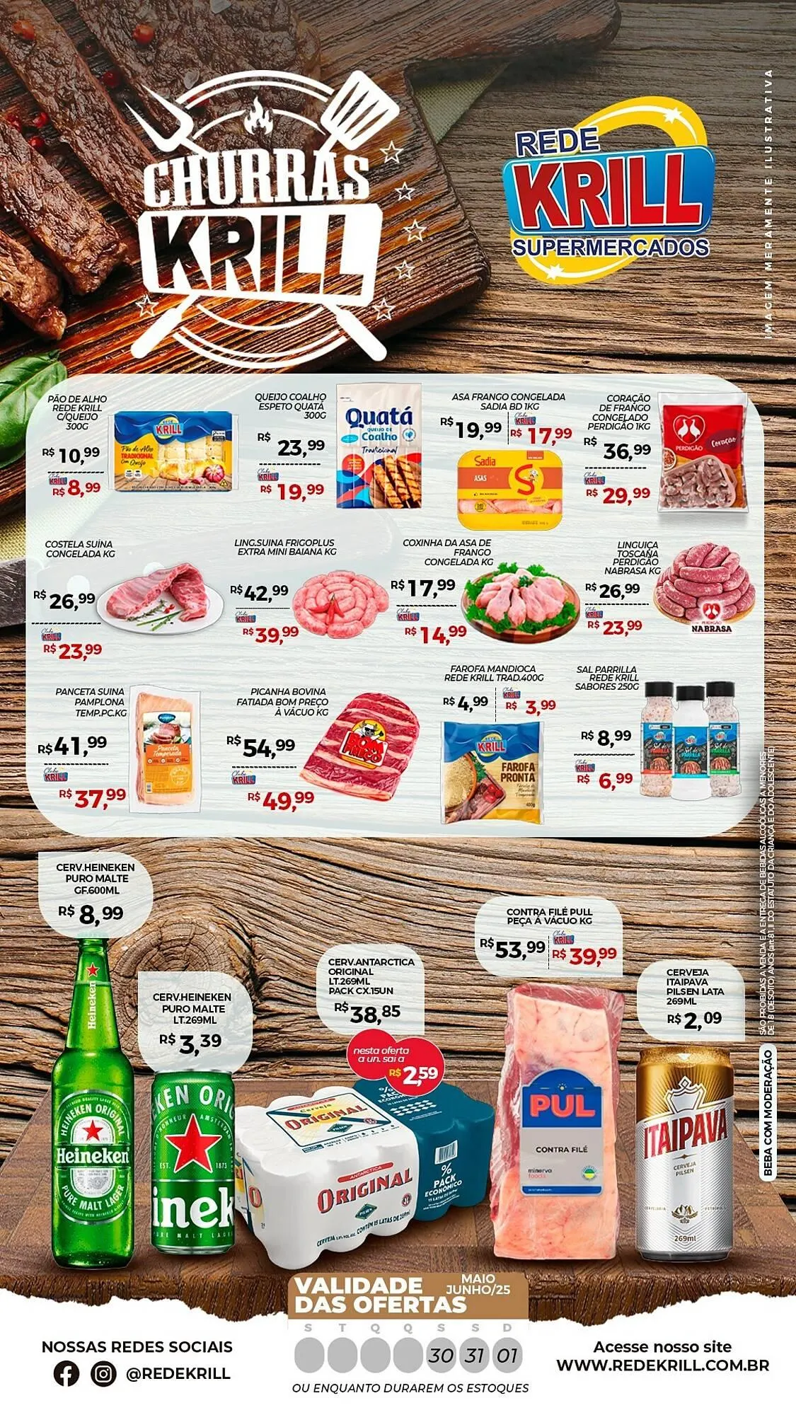 Encarte de Catálogo Rede Krill 30 de maio até 1 de junho 2025 - Pagina 1