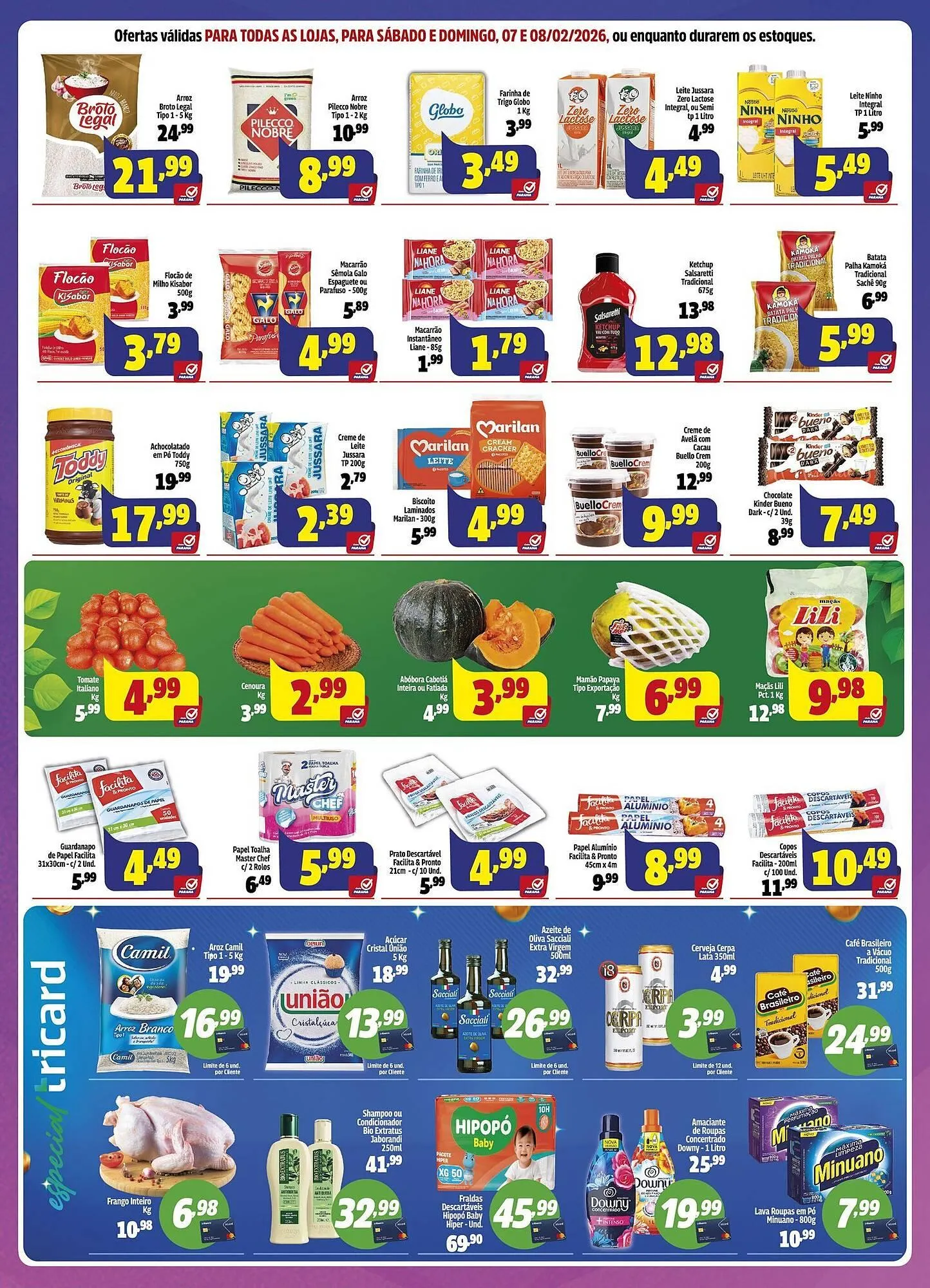 Encarte de Folheto Supermercado Paraná 7 de fevereiro até 8 de fevereiro 2026 - Pagina 3