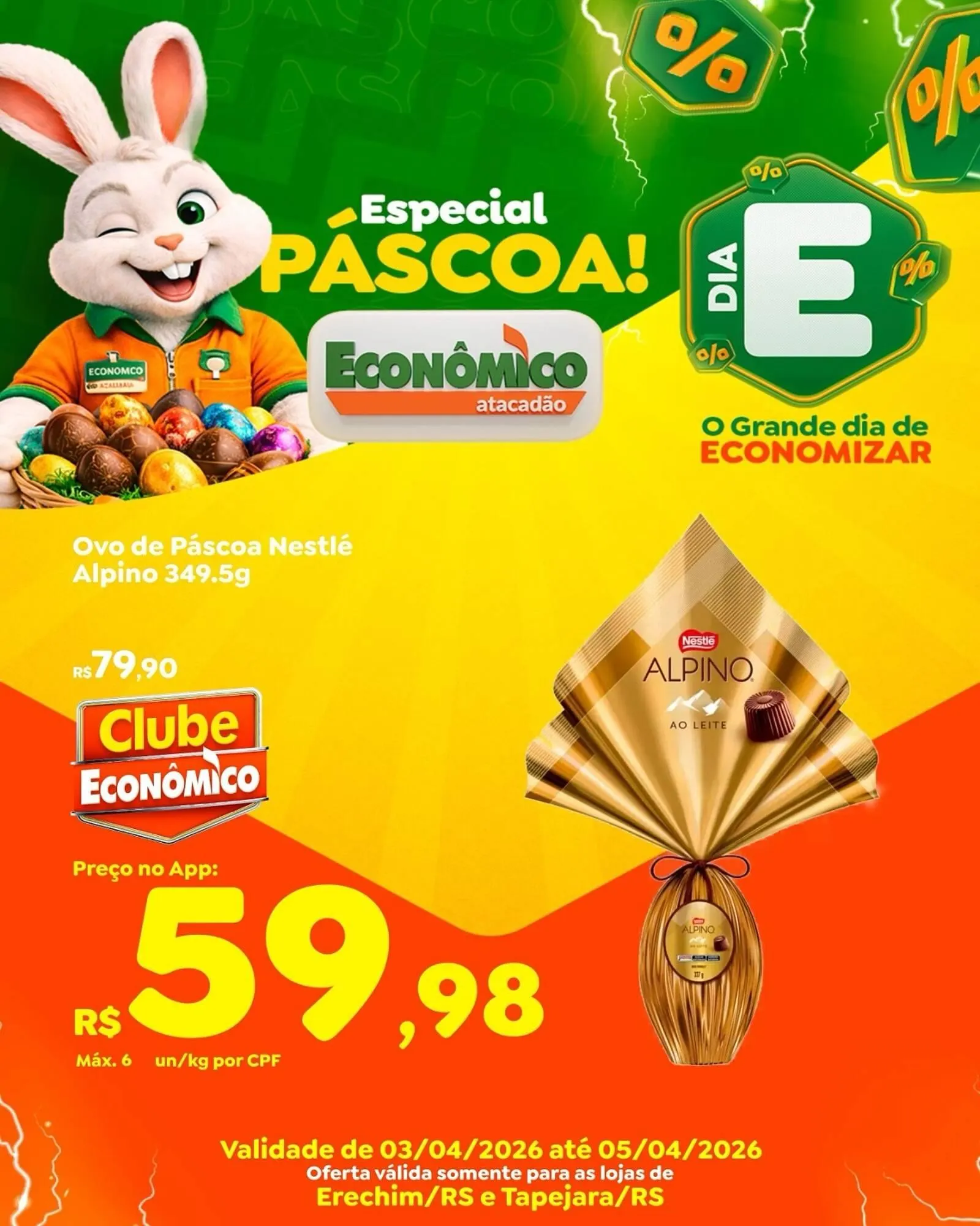 Encarte de Catálogo Econômico Atacadão 3 de abril até 5 de abril 2026 - Pagina 1