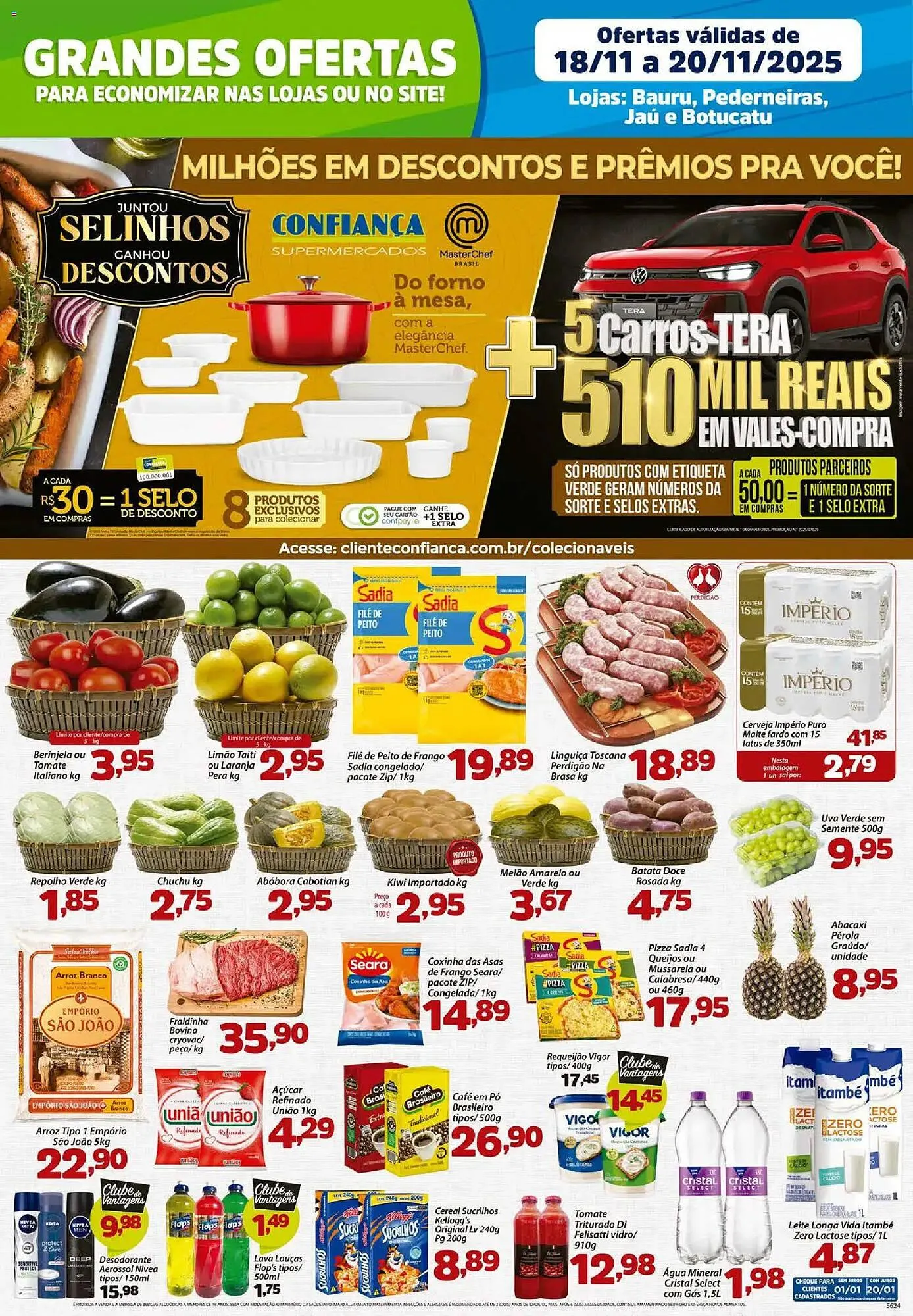 Encarte de Catálogo Confiança Supermercados 18 de novembro até 20 de novembro 2025 - Pagina 1