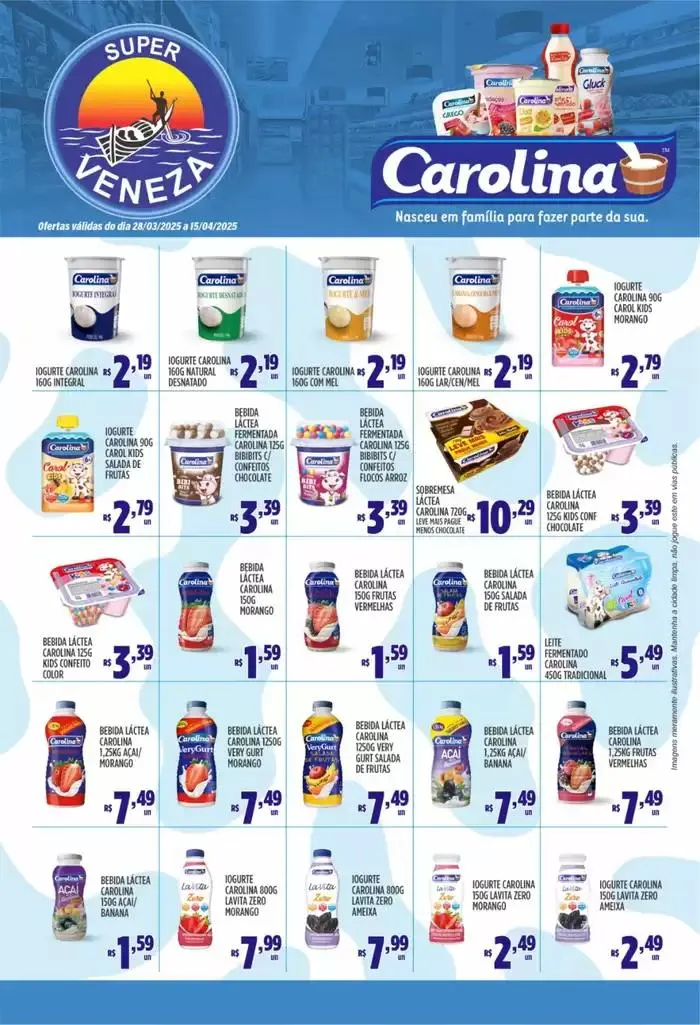 Encarte de Encarte Super Veneza 28 de março até 15 de abril 2025 - Pagina 1