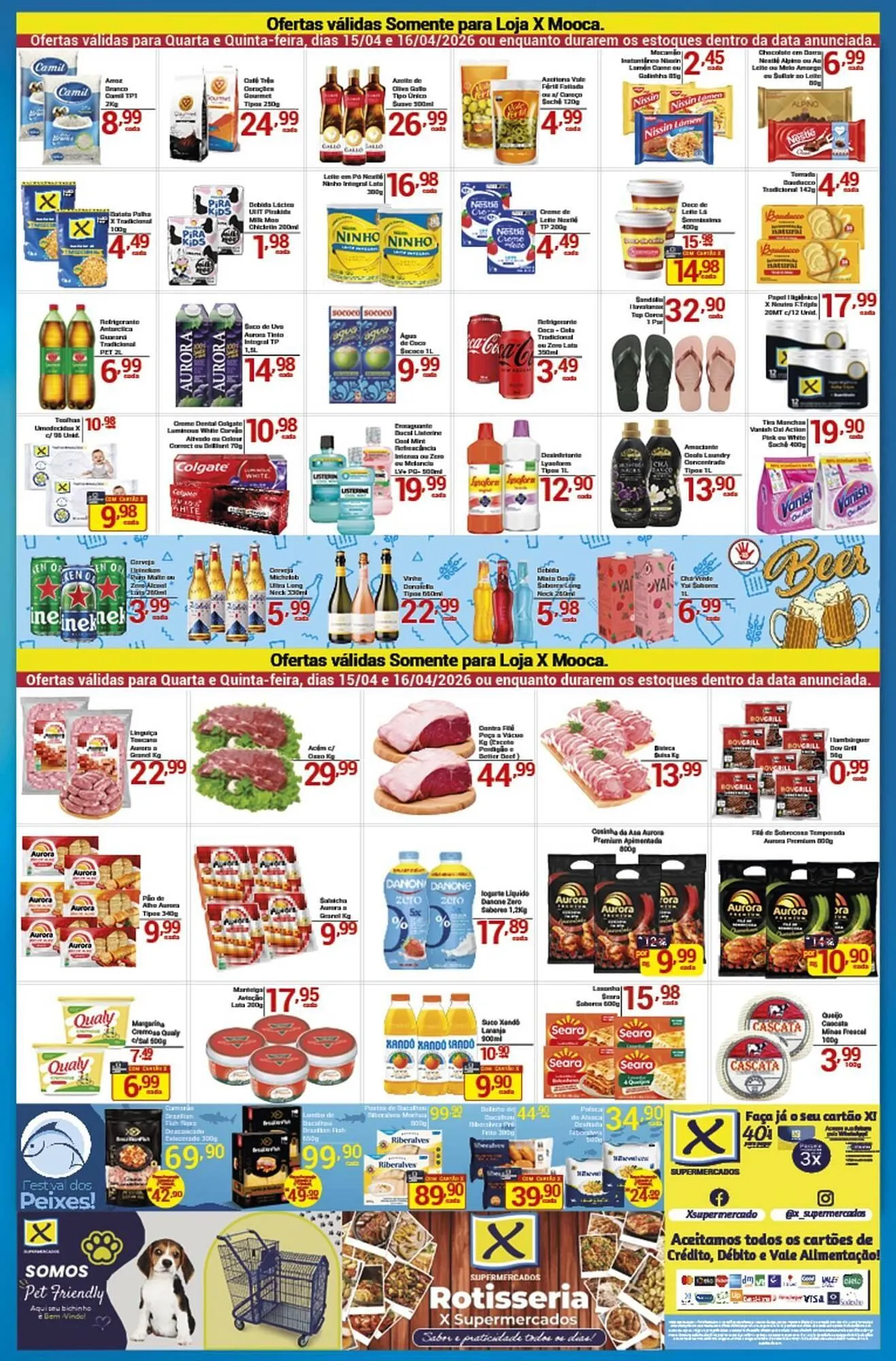 Encarte de Folheto X Supermercados 15 de abril até 16 de abril 2026 - Pagina 2
