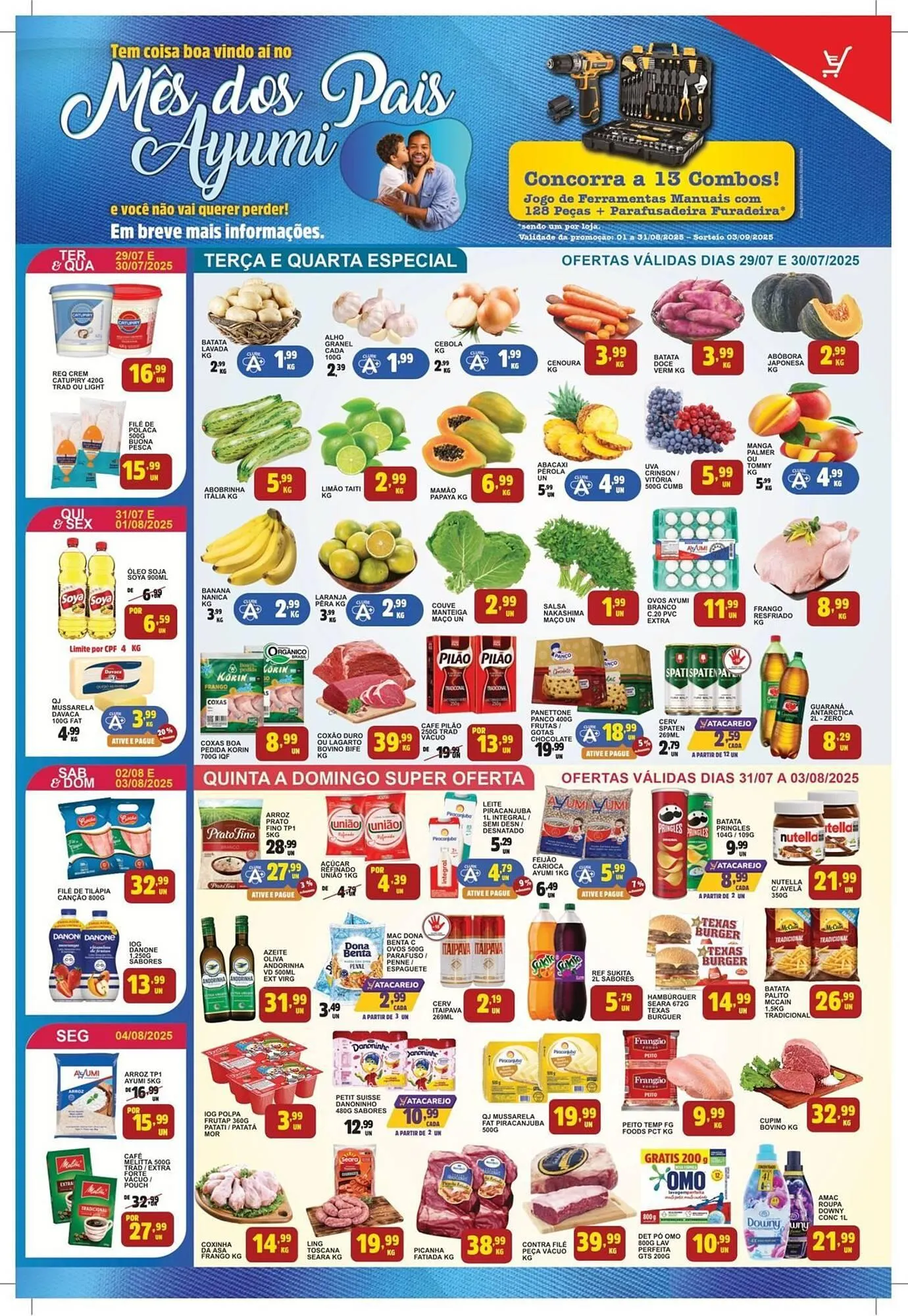 Encarte de Catálogo Ayumi Supermercados 29 de julho até 3 de agosto 2025 - Pagina 1