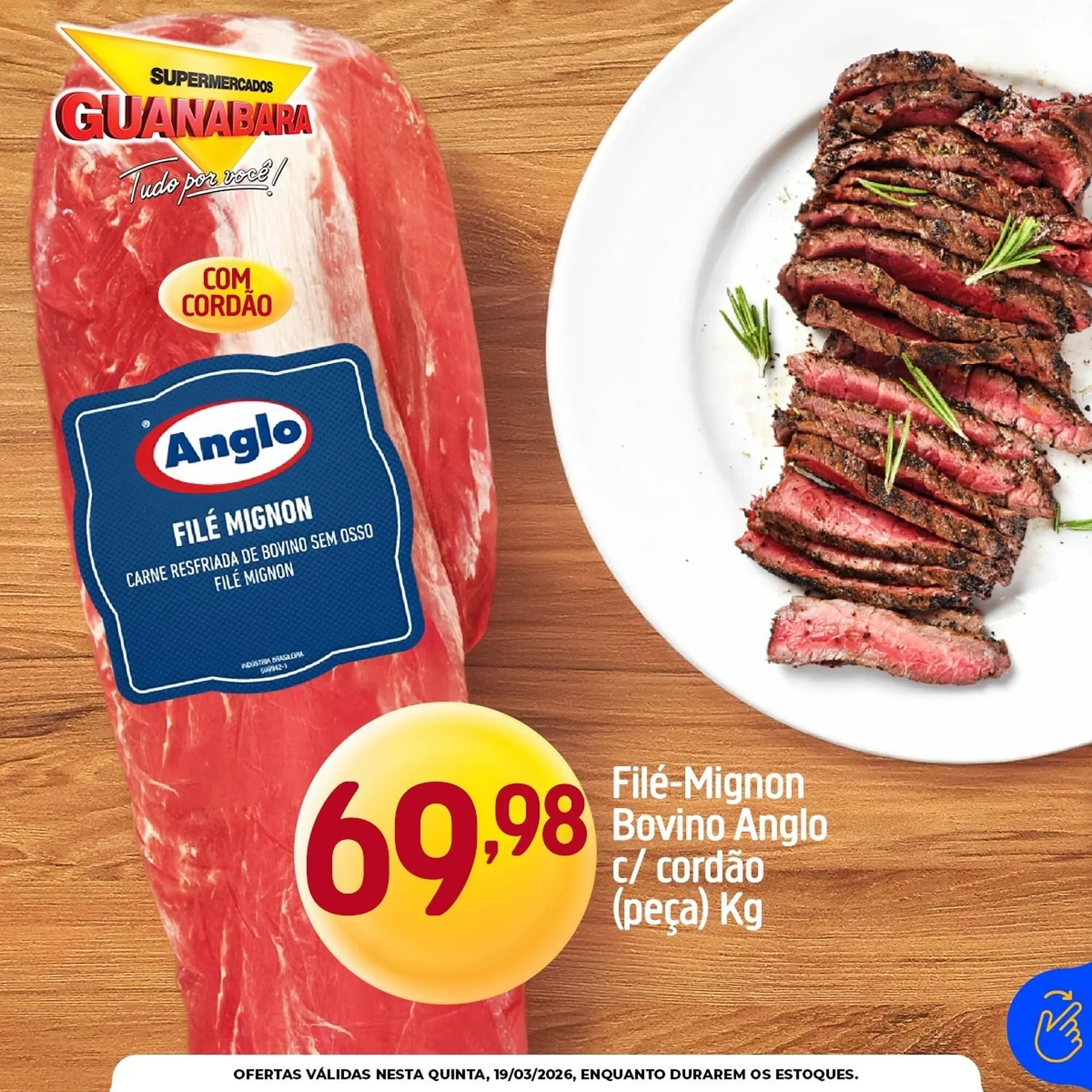 Encarte de Encarte Supermercados Guanabara 19 de março até 19 de março 2026 - Pagina 1