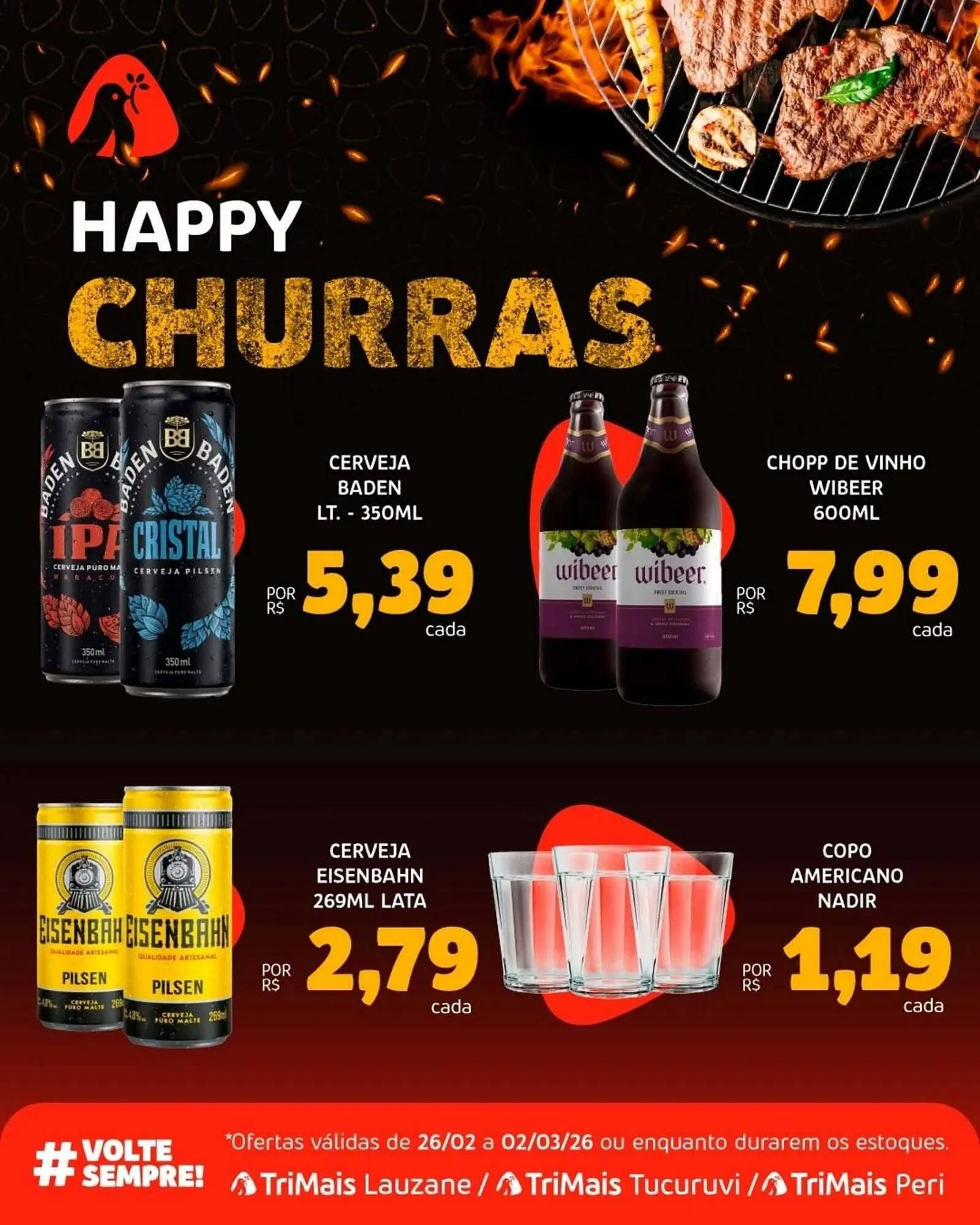 Encarte de Catálogo Trimais Supermercado 27 de fevereiro até 2 de março 2026 - Pagina 4