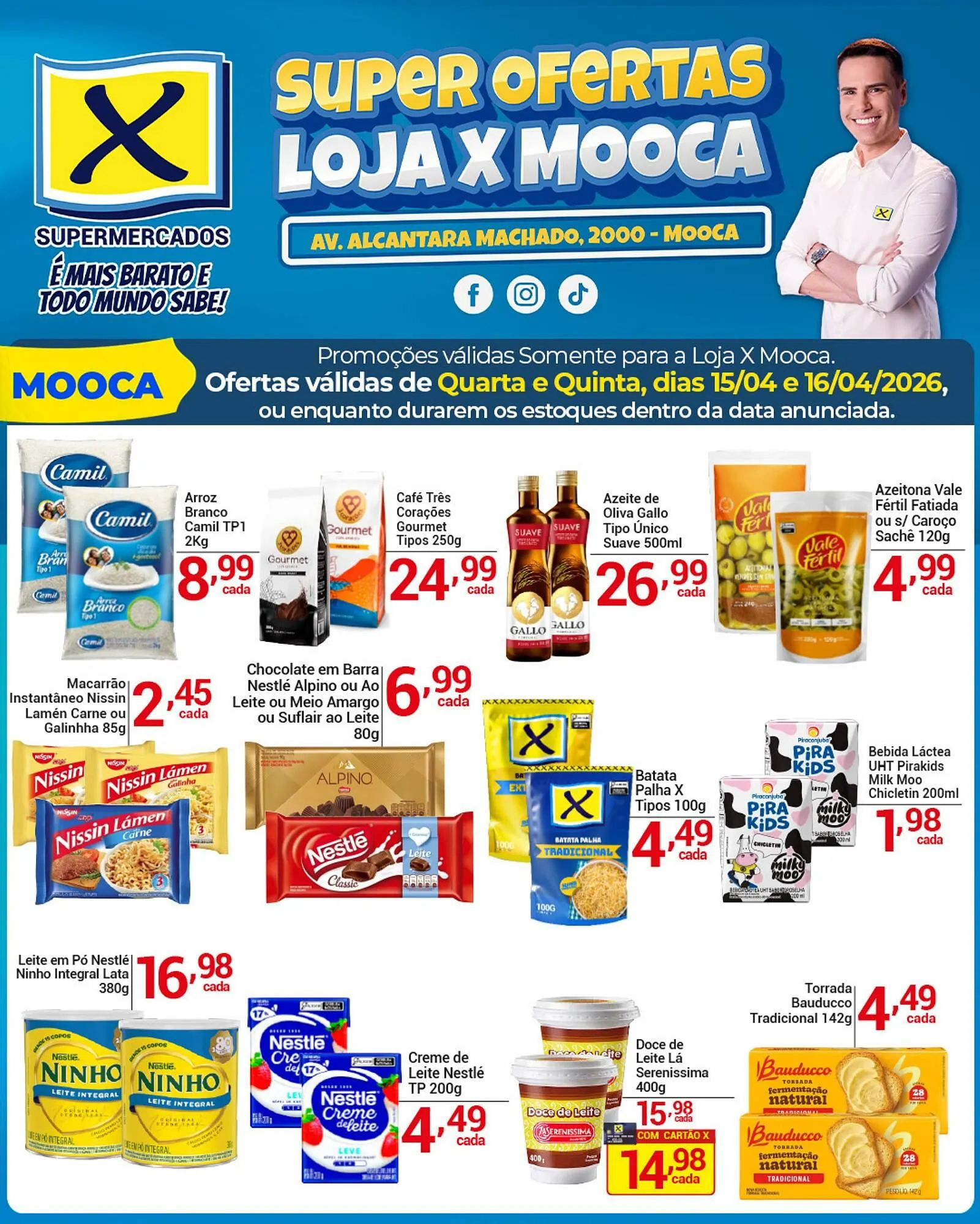 Encarte de Folheto X Supermercados 15 de abril até 16 de abril 2026 - Pagina 2