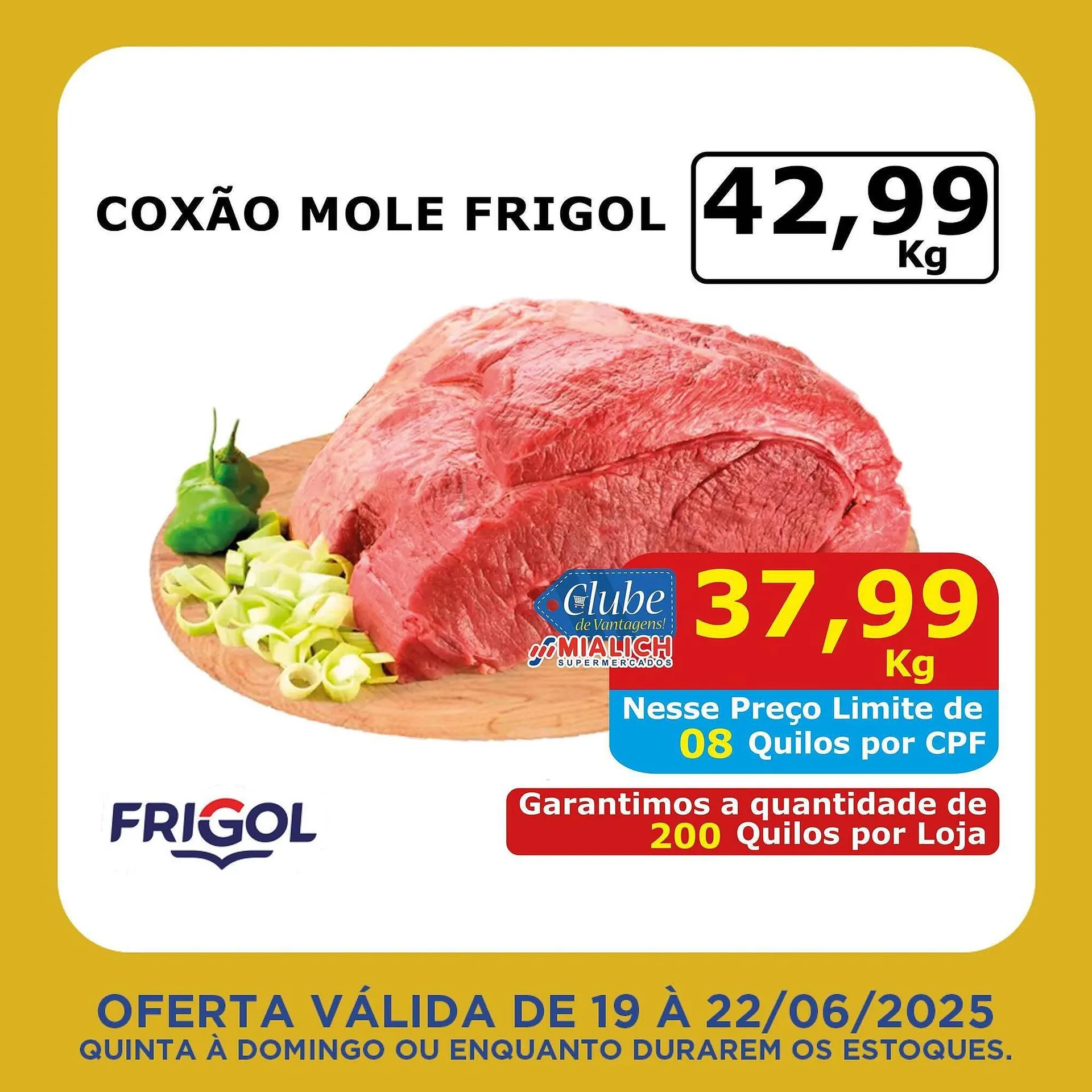 Encarte de Catálogo Mialich Supermercados 19 de junho até 22 de junho 2025 - Pagina 3