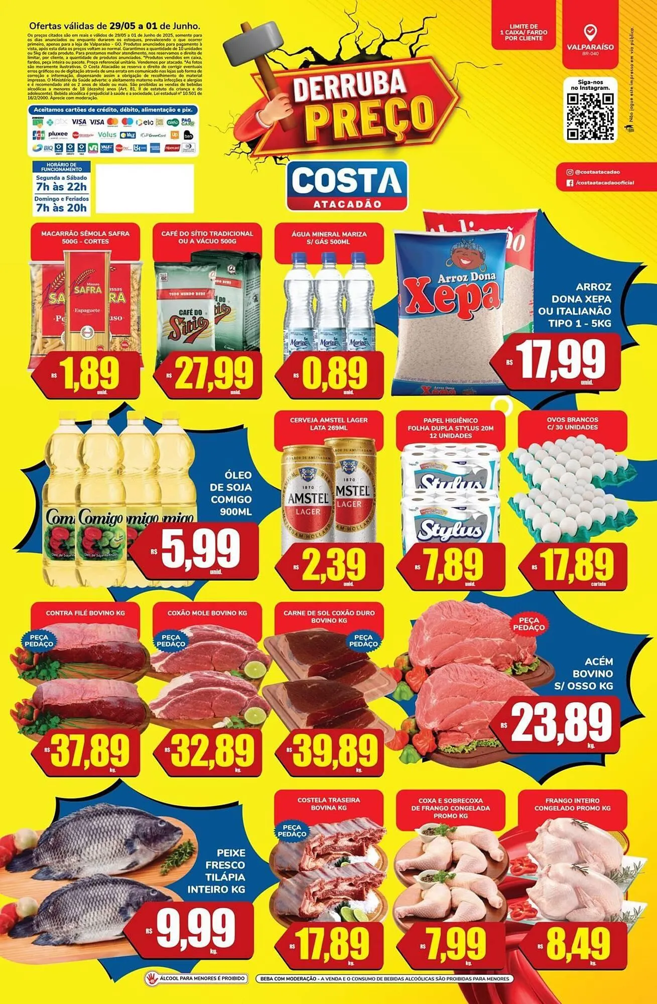 Encarte de Catálogo Costa Atacadão 30 de maio até 1 de junho 2025 - Pagina 1