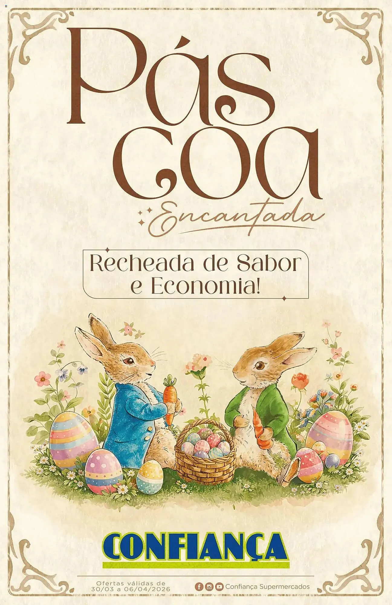 Encarte de Catálogo Confiança Supermercados 30 de março até 7 de abril 2026 - Pagina 1