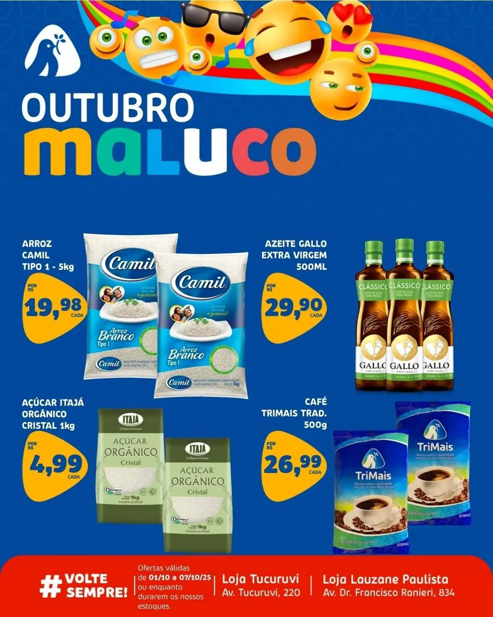 Encarte de Catálogo Trimais Supermercado 2 de outubro até 7 de outubro 2025 - Pagina 1