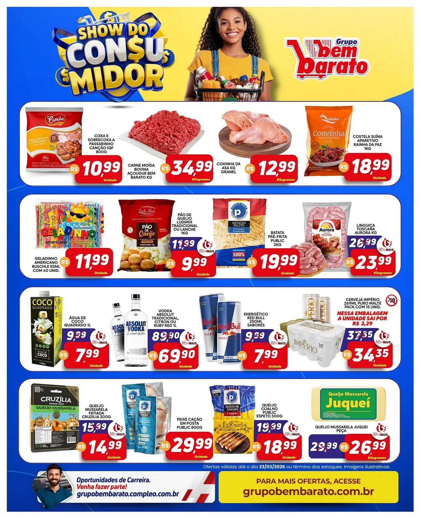 Encarte de Catálogo Supermercado Bem Barato 17 de março até 23 de março 2026 - Pagina 2