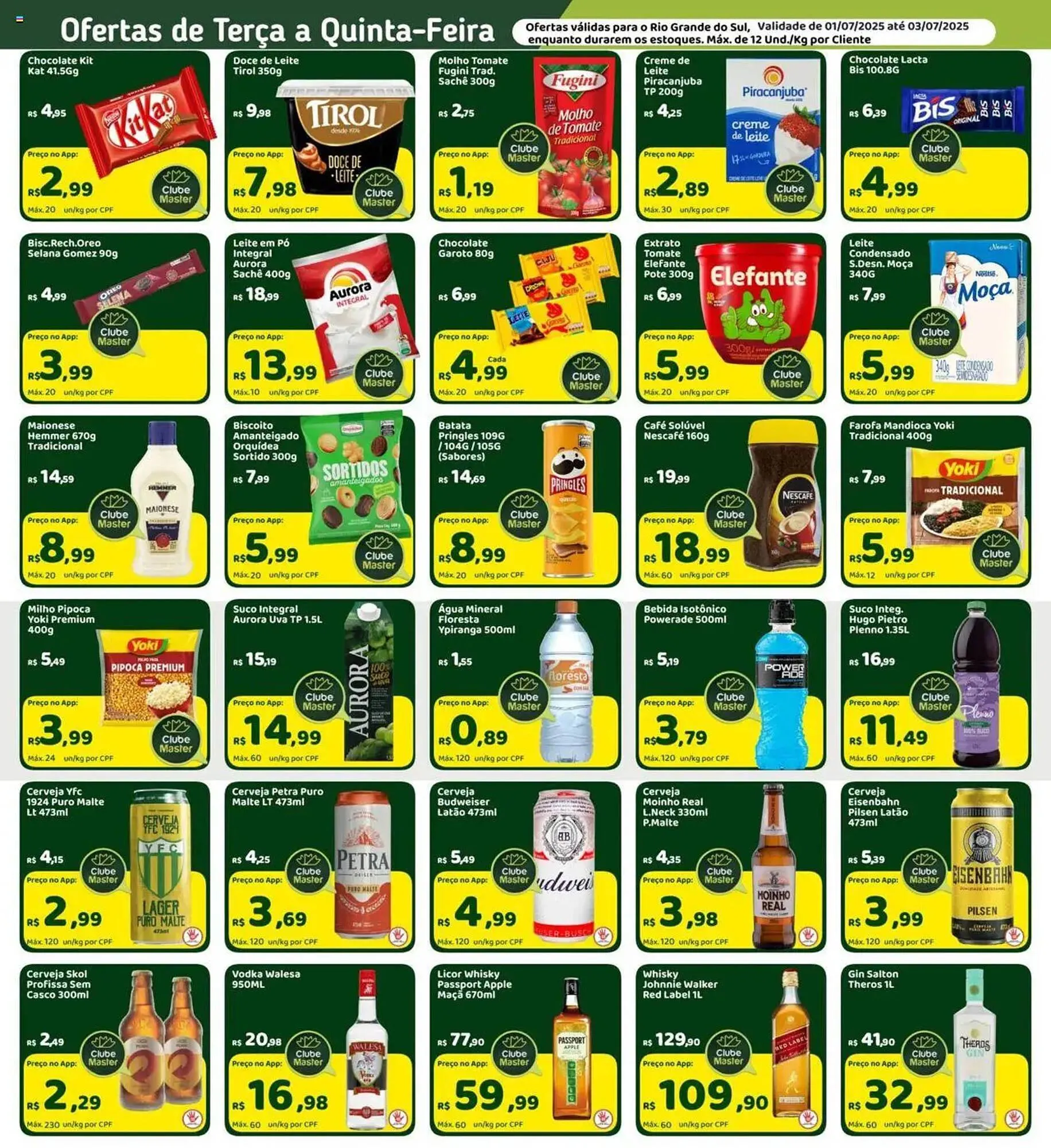 Encarte de Catálogo Master Supermercados 1 de julho até 3 de julho 2025 - Pagina 3