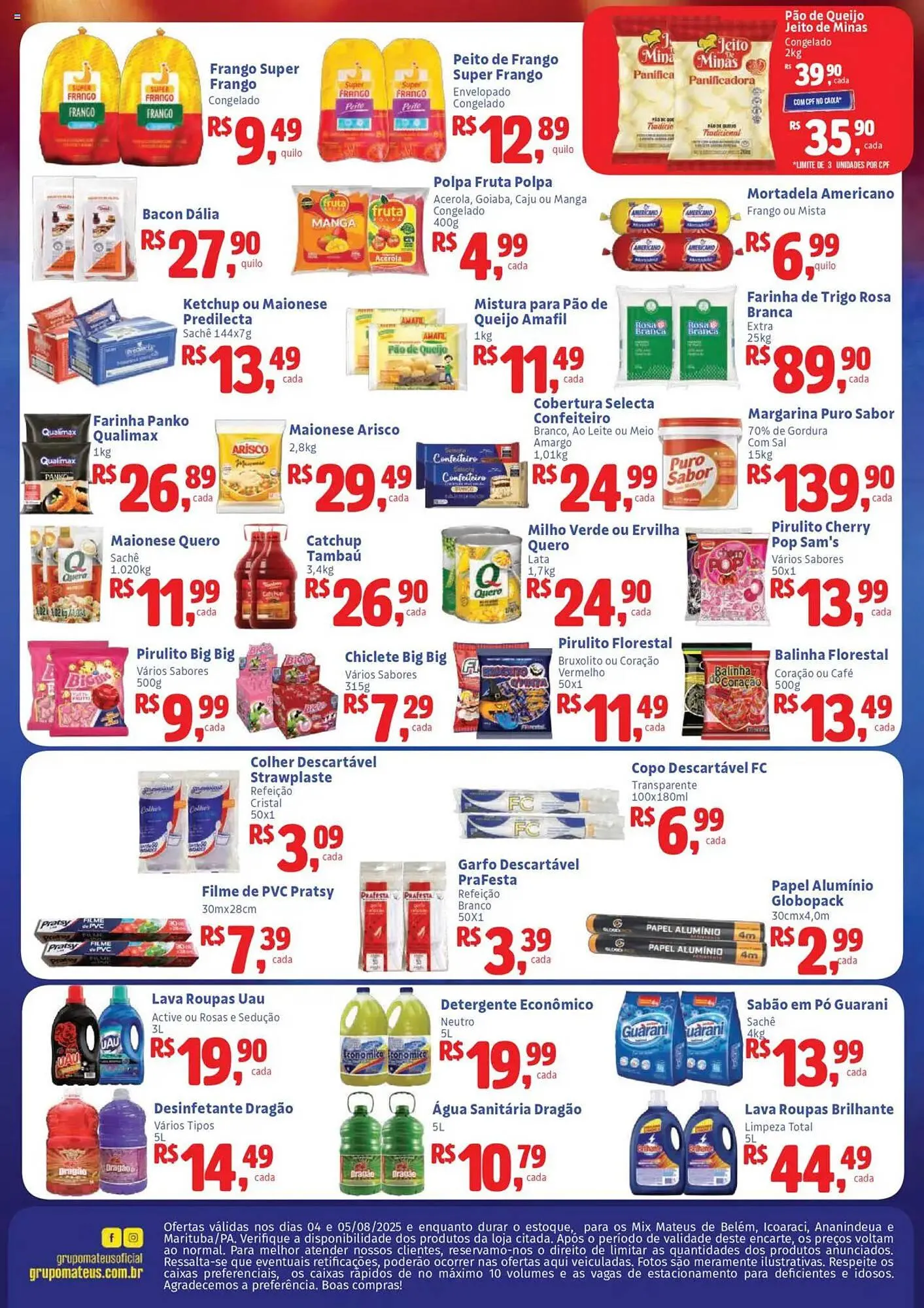 Encarte de Catálogo Supermercados Mateus 5 de agosto até 5 de agosto 2025 - Pagina 2