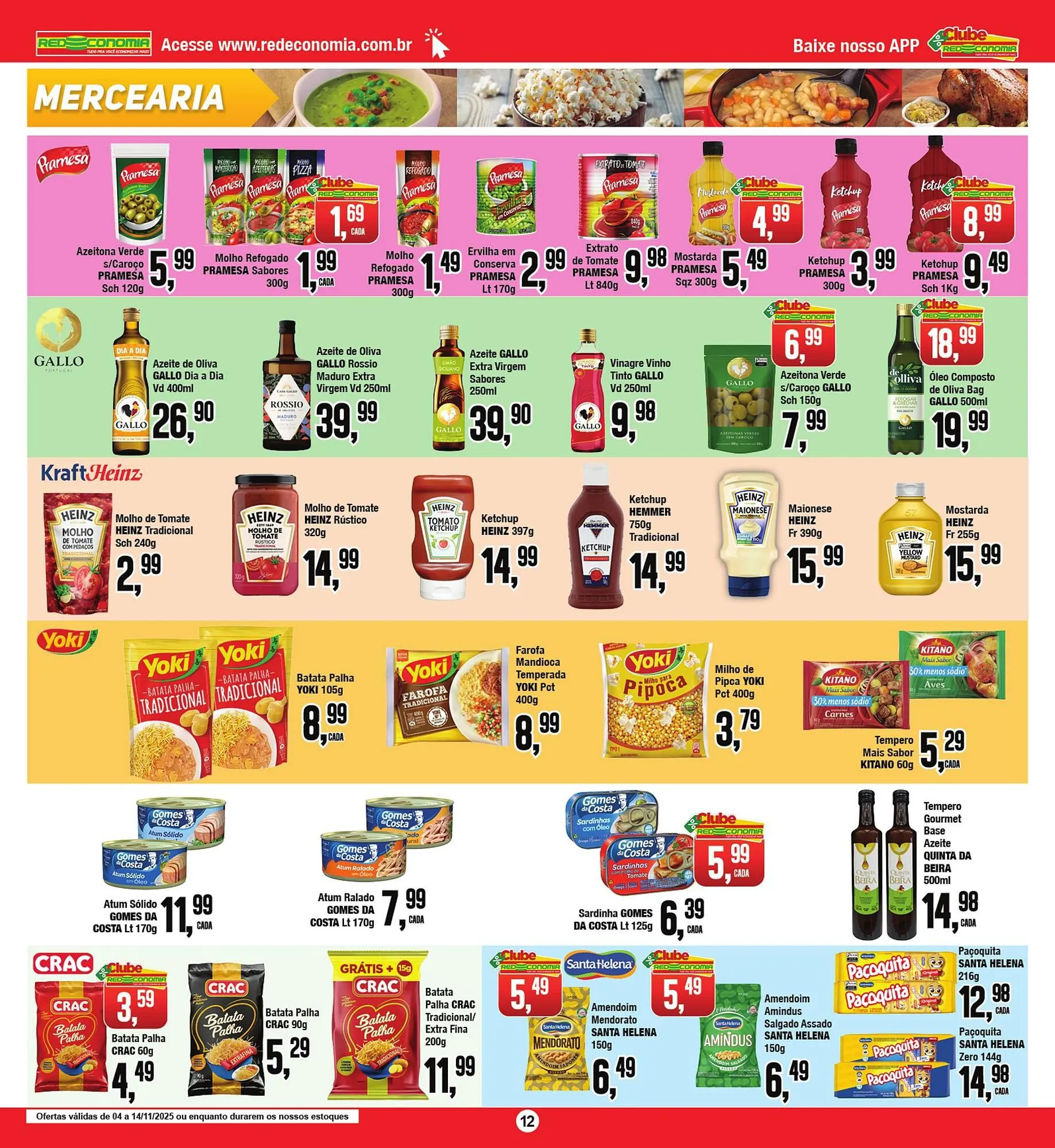 Encarte de Encarte Rede Economia 5 de novembro até 14 de novembro 2025 - Pagina 12