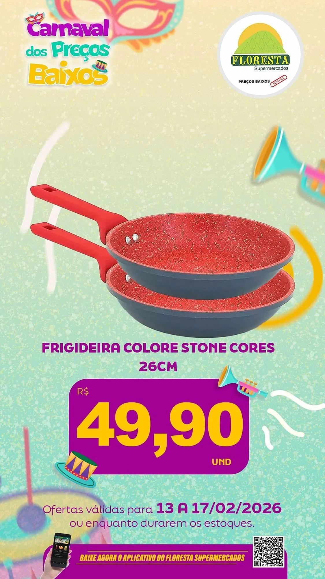 Encarte de Catálogo Floresta Supermercados 13 de fevereiro até 17 de fevereiro 2026 - Pagina 3