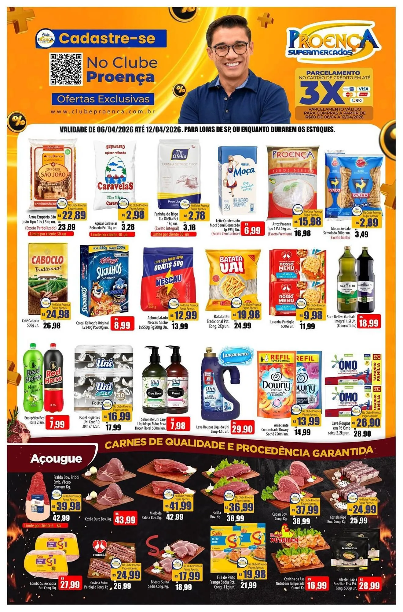 Encarte de Catálogo Proença Supermercados 6 de abril até 12 de abril 2026 - Pagina 1