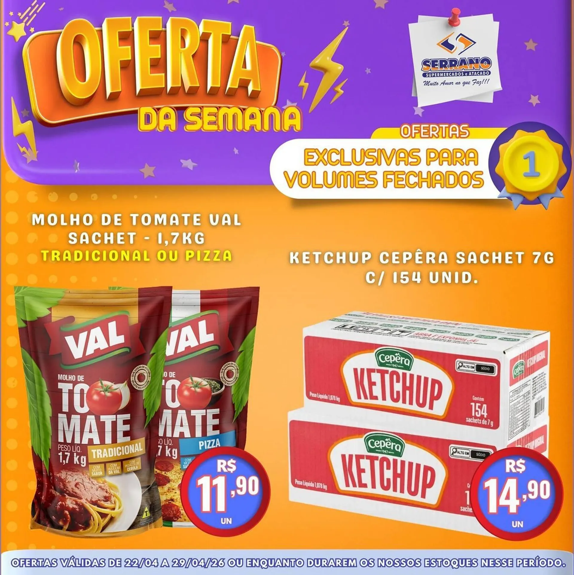 Encarte de Catálogo Serrano Supermercado 23 de abril até 29 de abril 2026 - Pagina 6