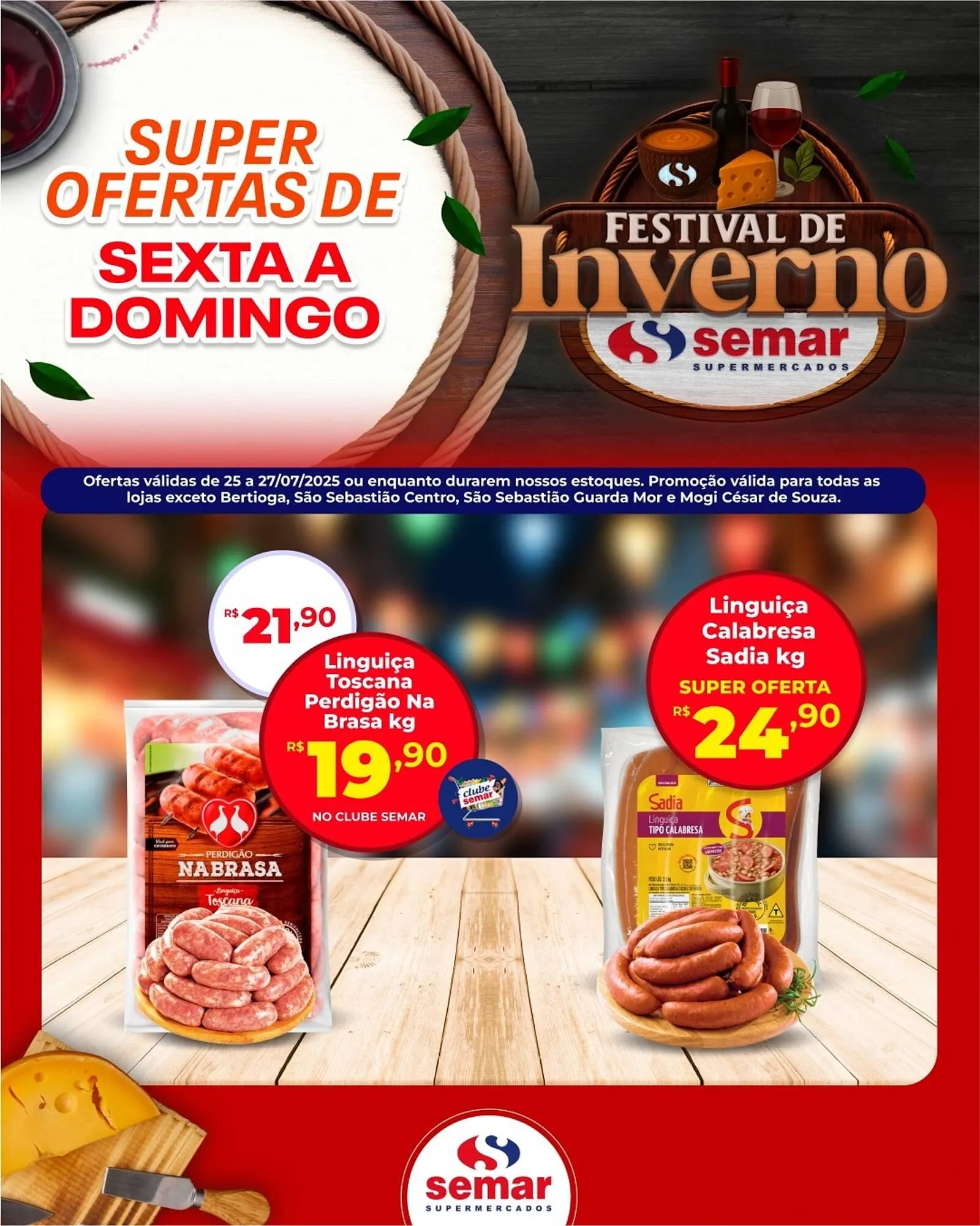 Encarte de Catálogo Semar Supermercado 24 de julho até 27 de julho 2025 - Pagina 4