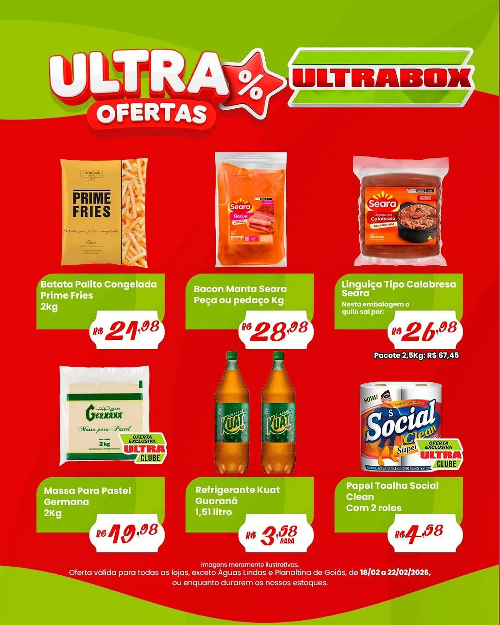 Encarte de Panfleto Ultrabox 18 de fevereiro até 22 de fevereiro 2026 - Pagina 2