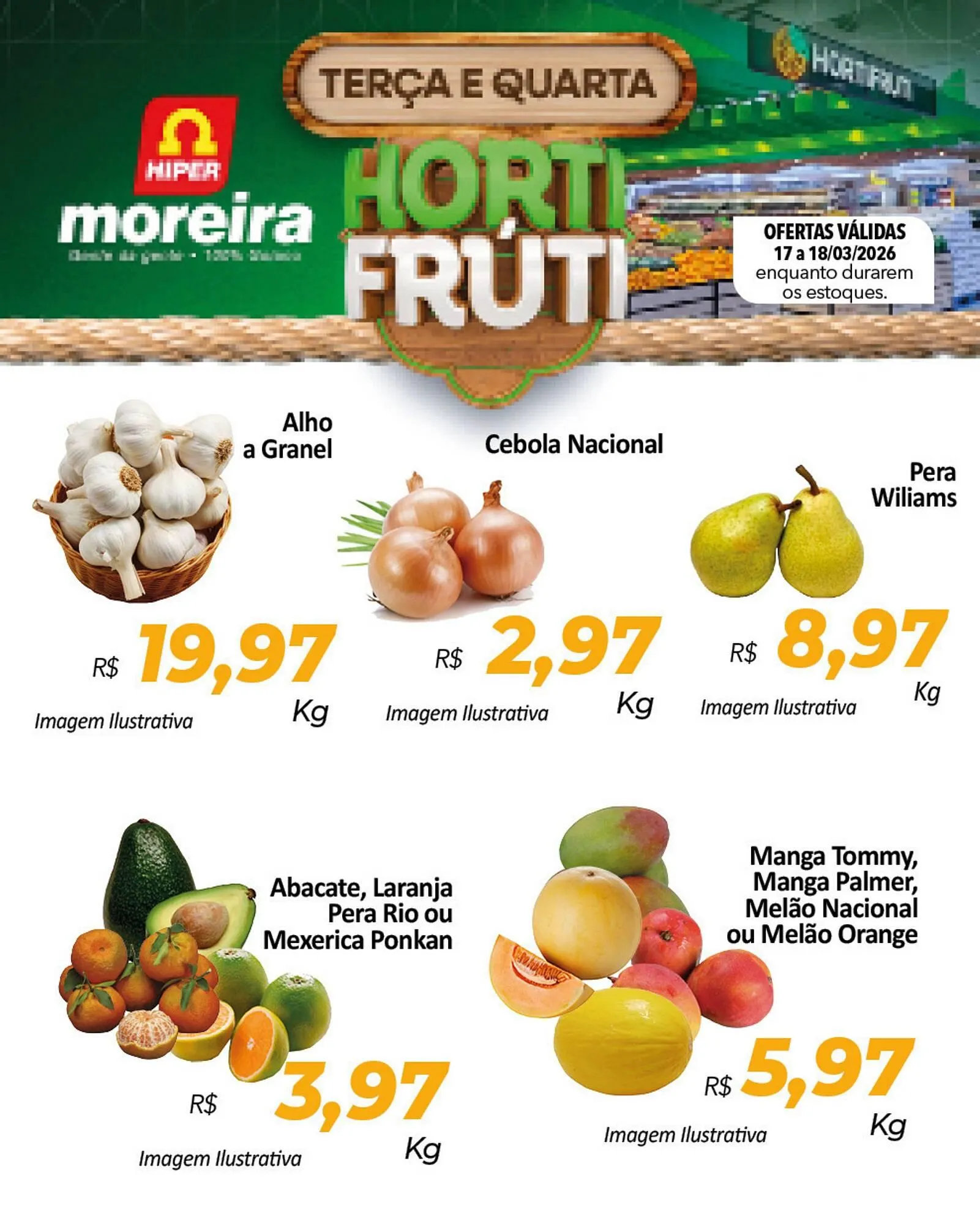 Encarte de Catálogo Hiper Moreira 17 de março até 18 de março 2026 - Pagina 1