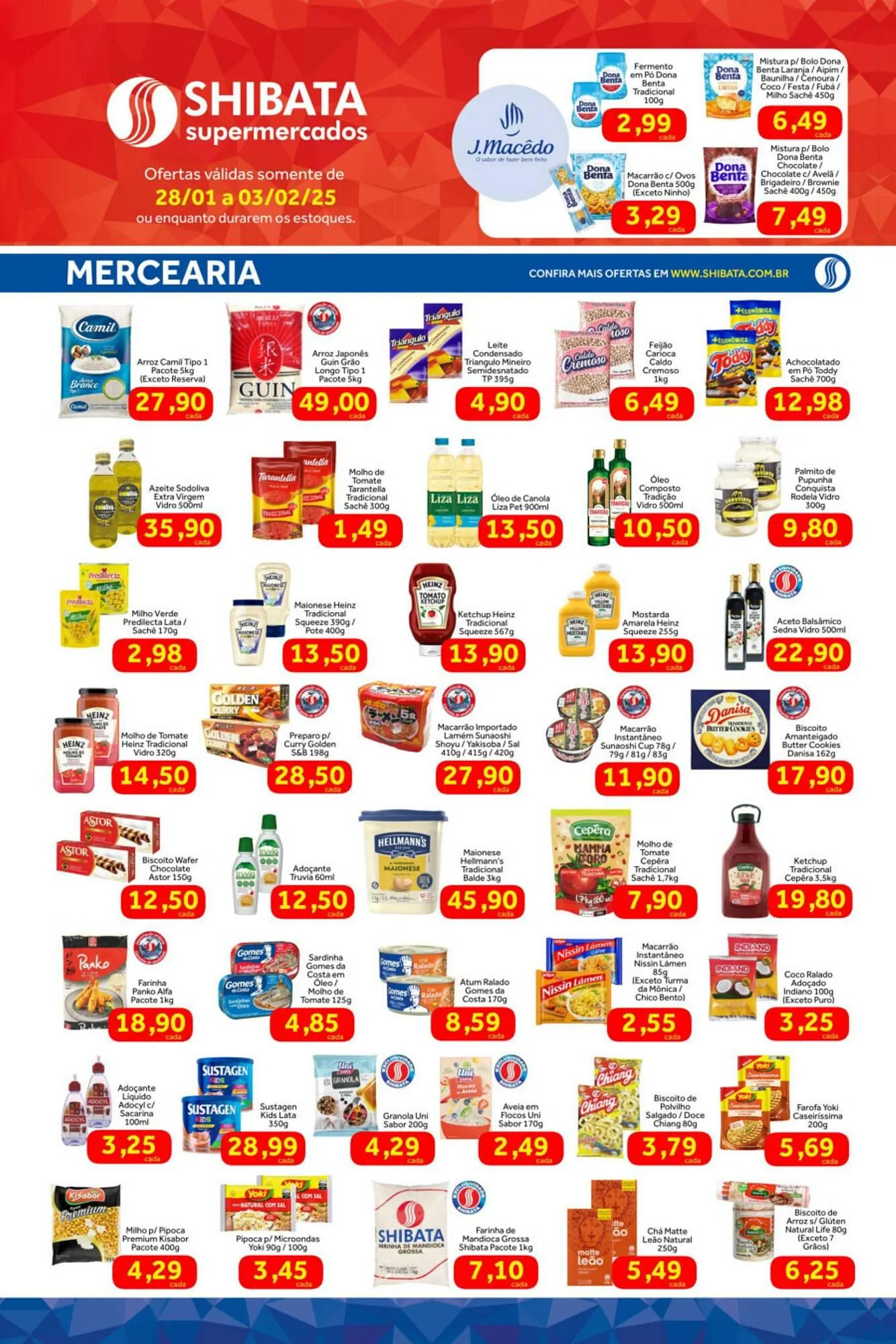 Encarte de Catálogo Shibata Supermercados 27 de janeiro até 3 de fevereiro 2025 - Pagina 2