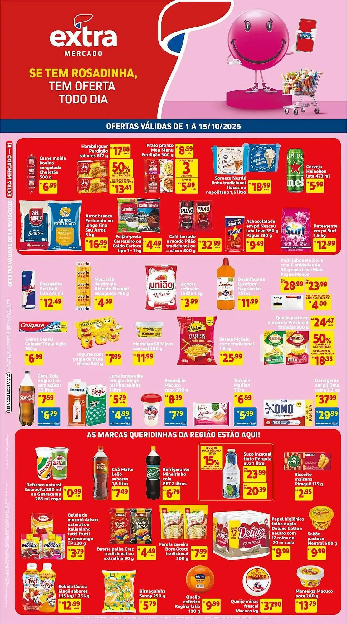 Encarte de Encarte Mercado Extra 1 de outubro até 15 de outubro 2025 - Pagina 1