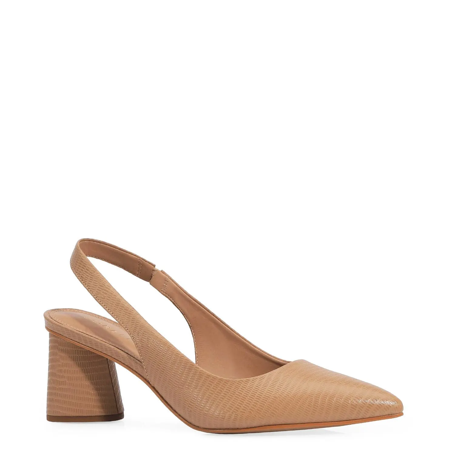 Scarpin Couro Lezard