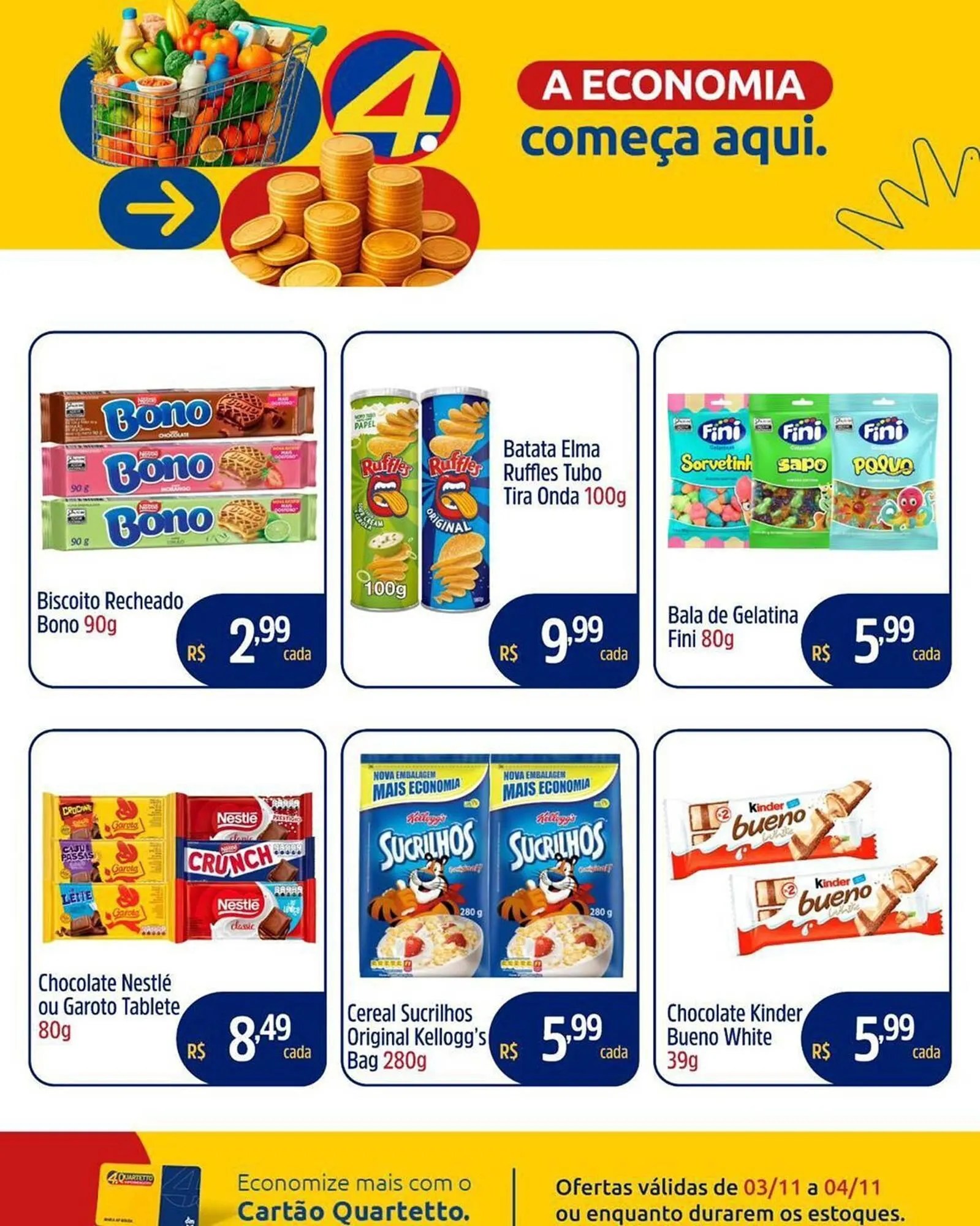 Encarte de Catálogo Quartetto Supermercados 3 de novembro até 4 de novembro 2025 - Pagina 5