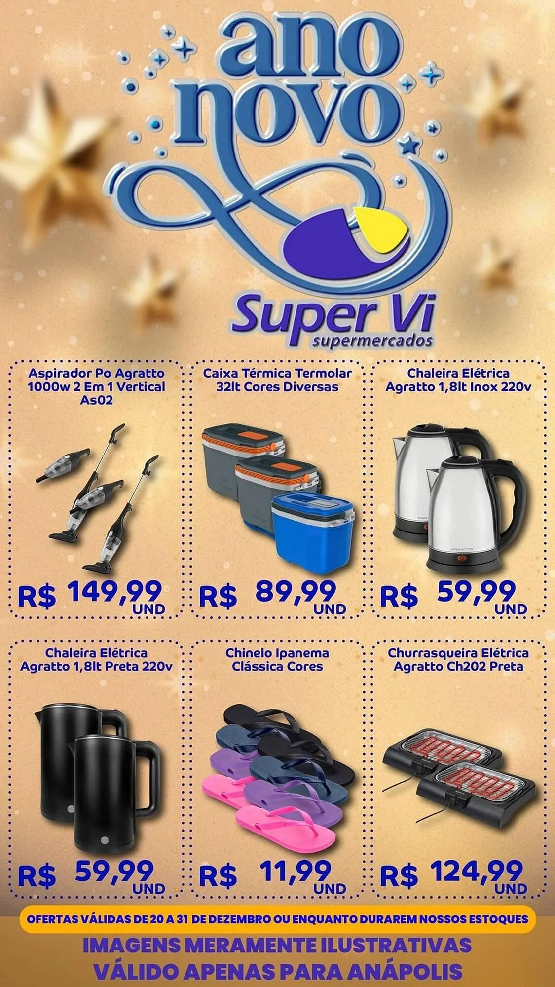 Encarte de Catálogo Super Vi Supermercados 29 de dezembro até 31 de dezembro 2025 - Pagina 1
