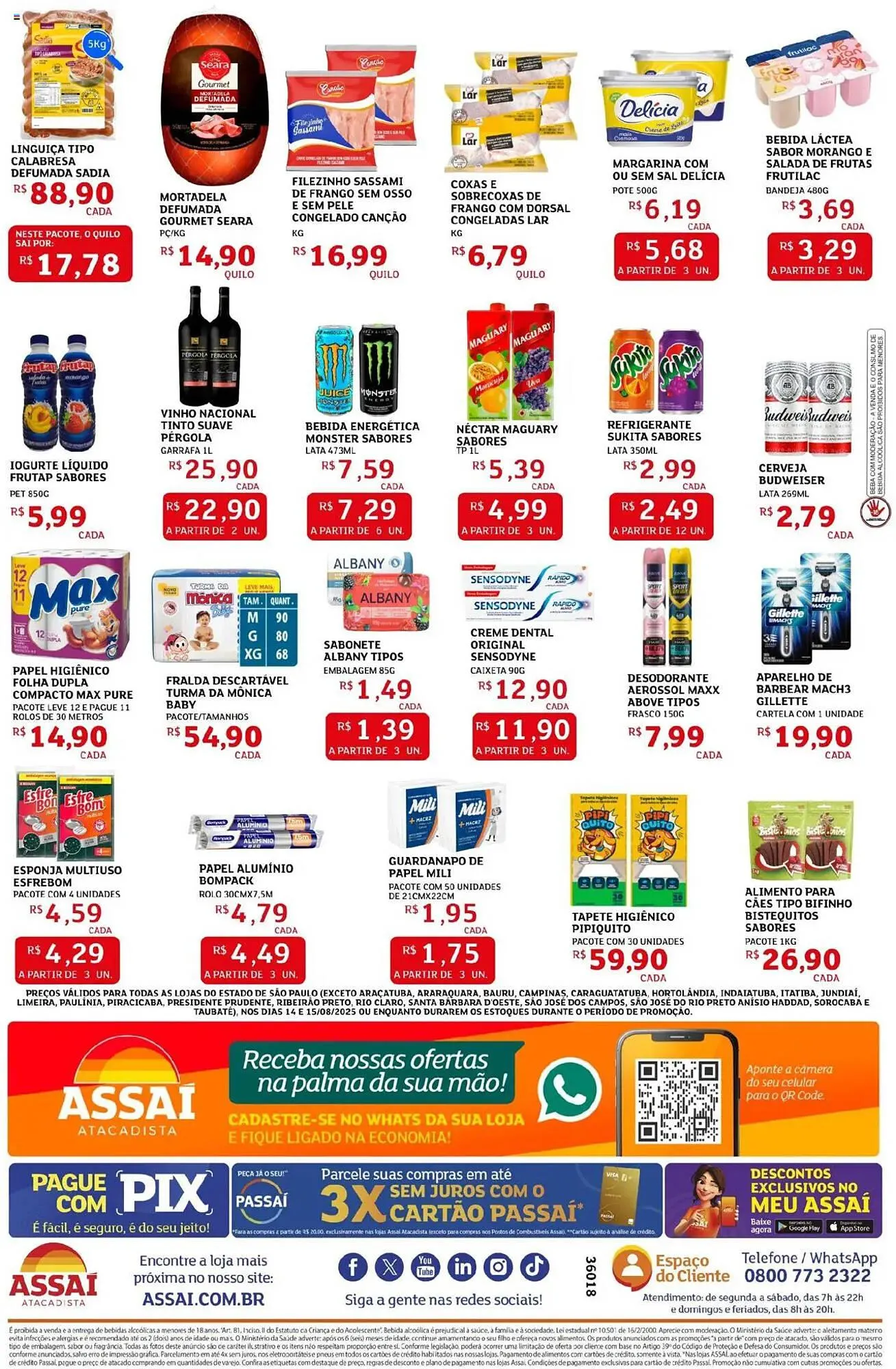 Encarte de Catálogo Assaí Atacadista 14 de agosto até 15 de agosto 2025 - Pagina 2