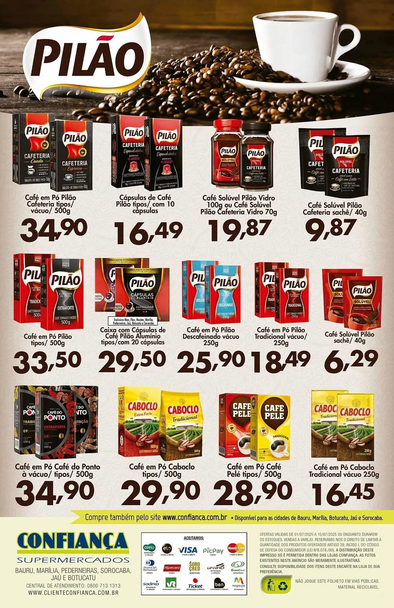 Encarte de Catálogo Confiança Supermercados 1 de julho até 15 de julho 2025 - Pagina 12