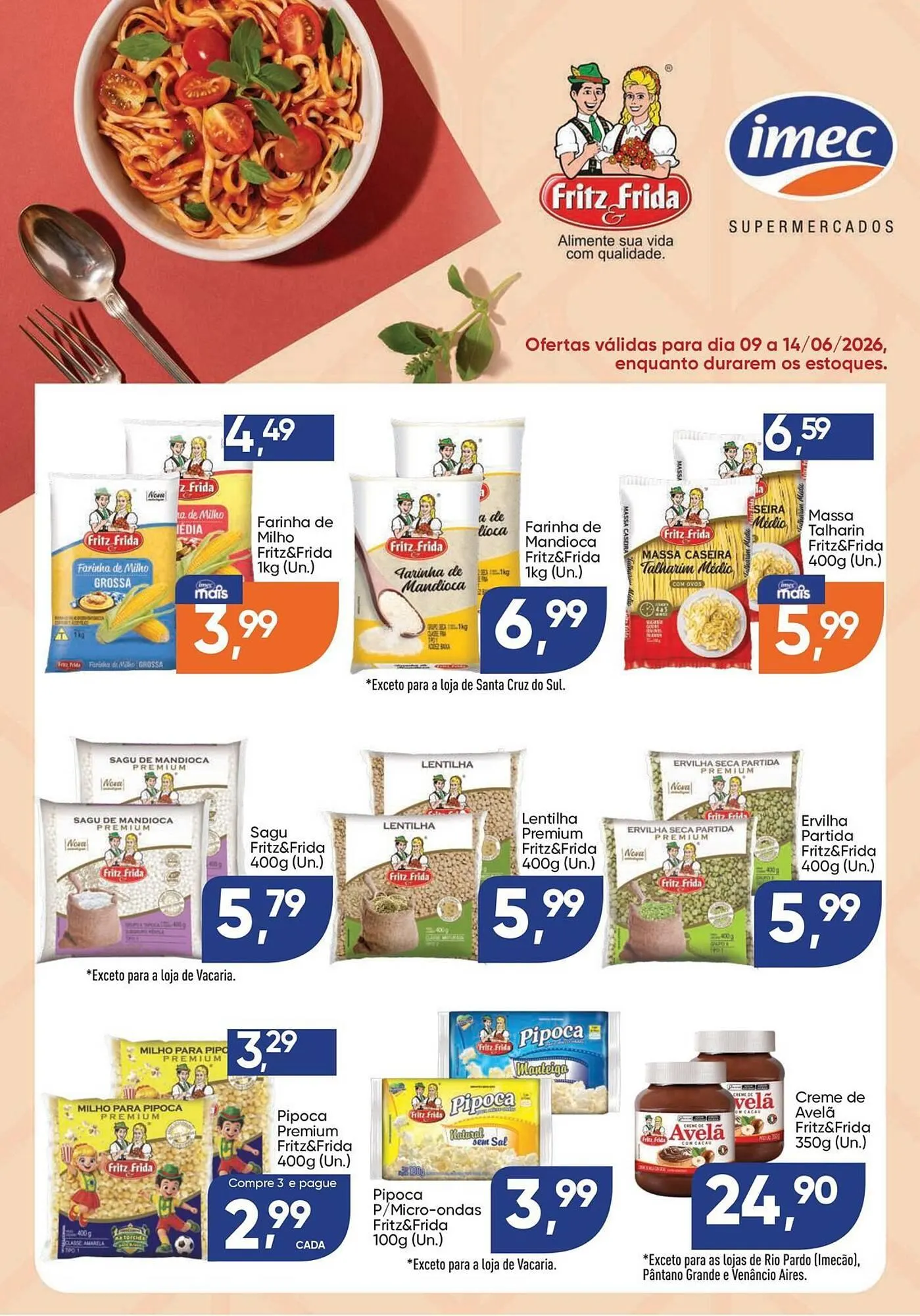 Encarte de Catálogo Imec Supermercados 9 de junho até 14 de junho 2026 - Pagina 1