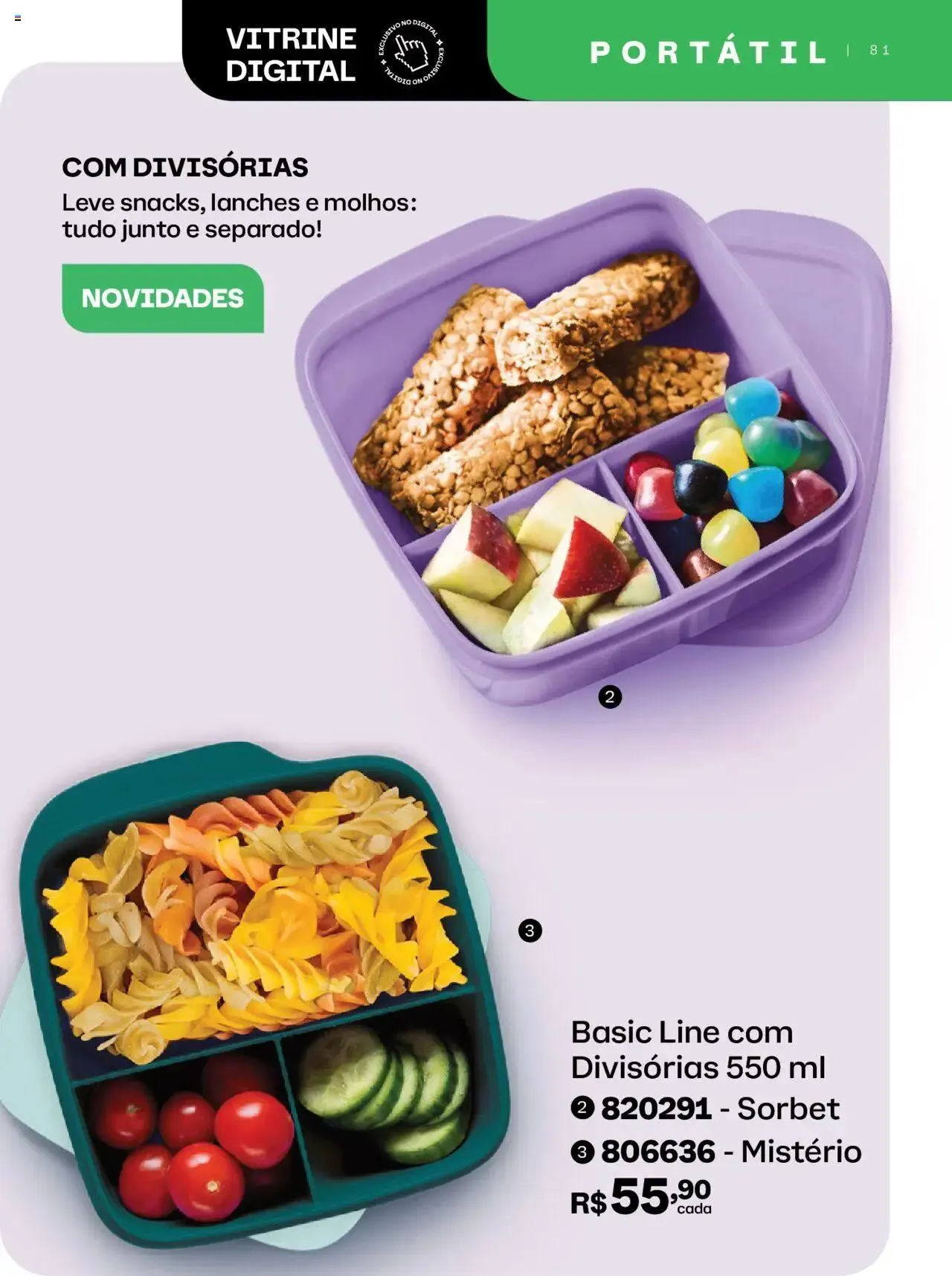 Encarte de Tupperware - Catálogo Vitrine 03 1 de março até 31 de março 2025 - Pagina 81
