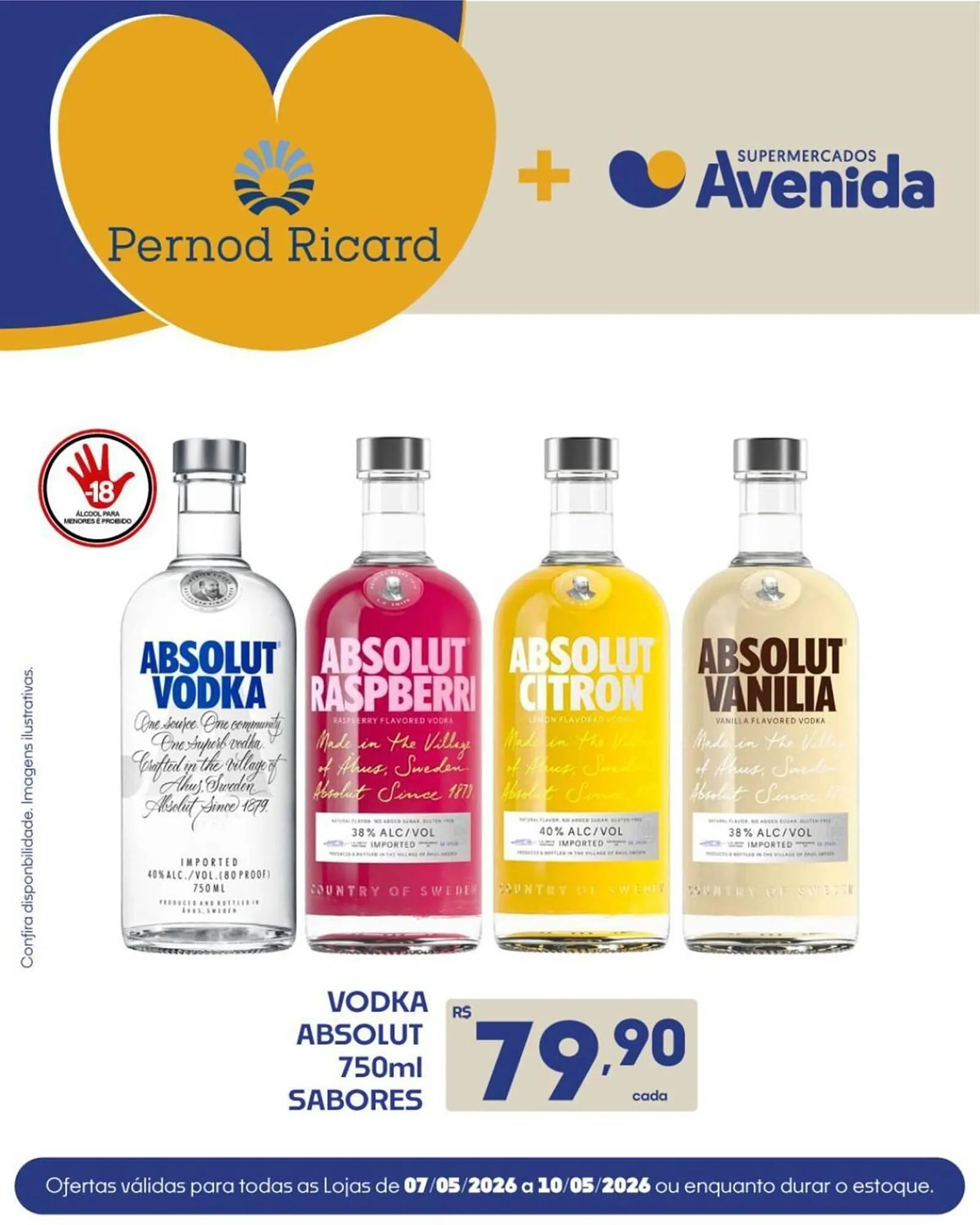 Encarte de Catálogo Supermercados Avenida 7 de maio até 10 de maio 2026 - Pagina 1