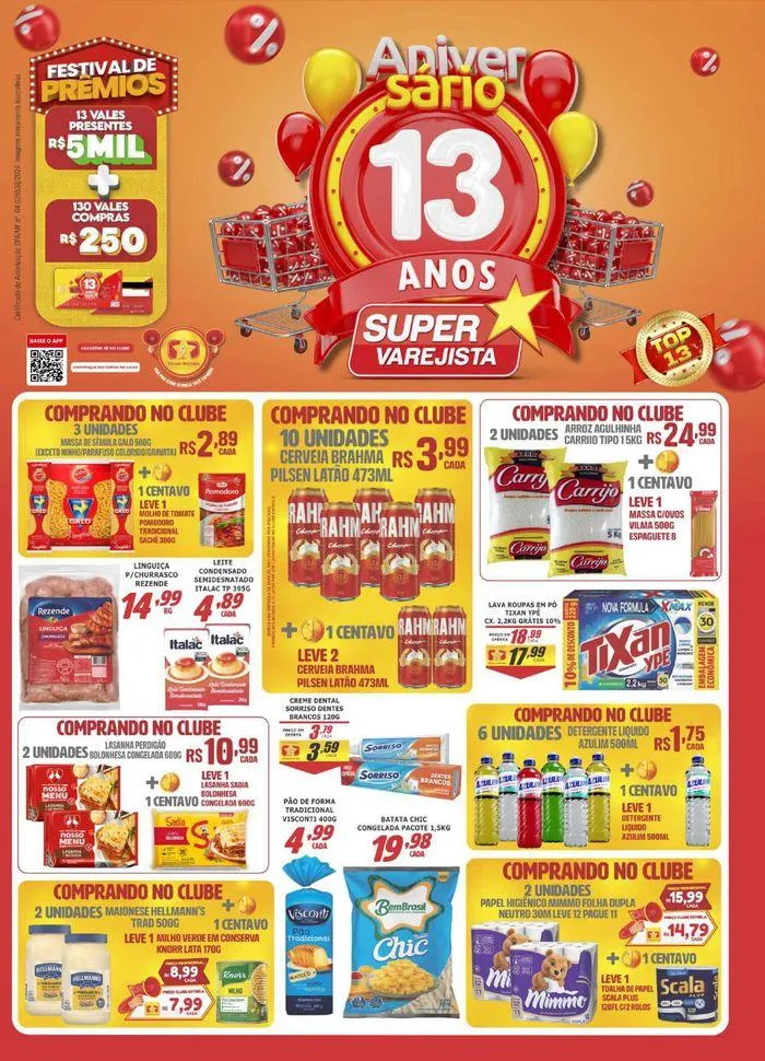 Encarte de Ofertas Super Varejista 19 de setembro até 30 de setembro 2024 - Pagina 1
